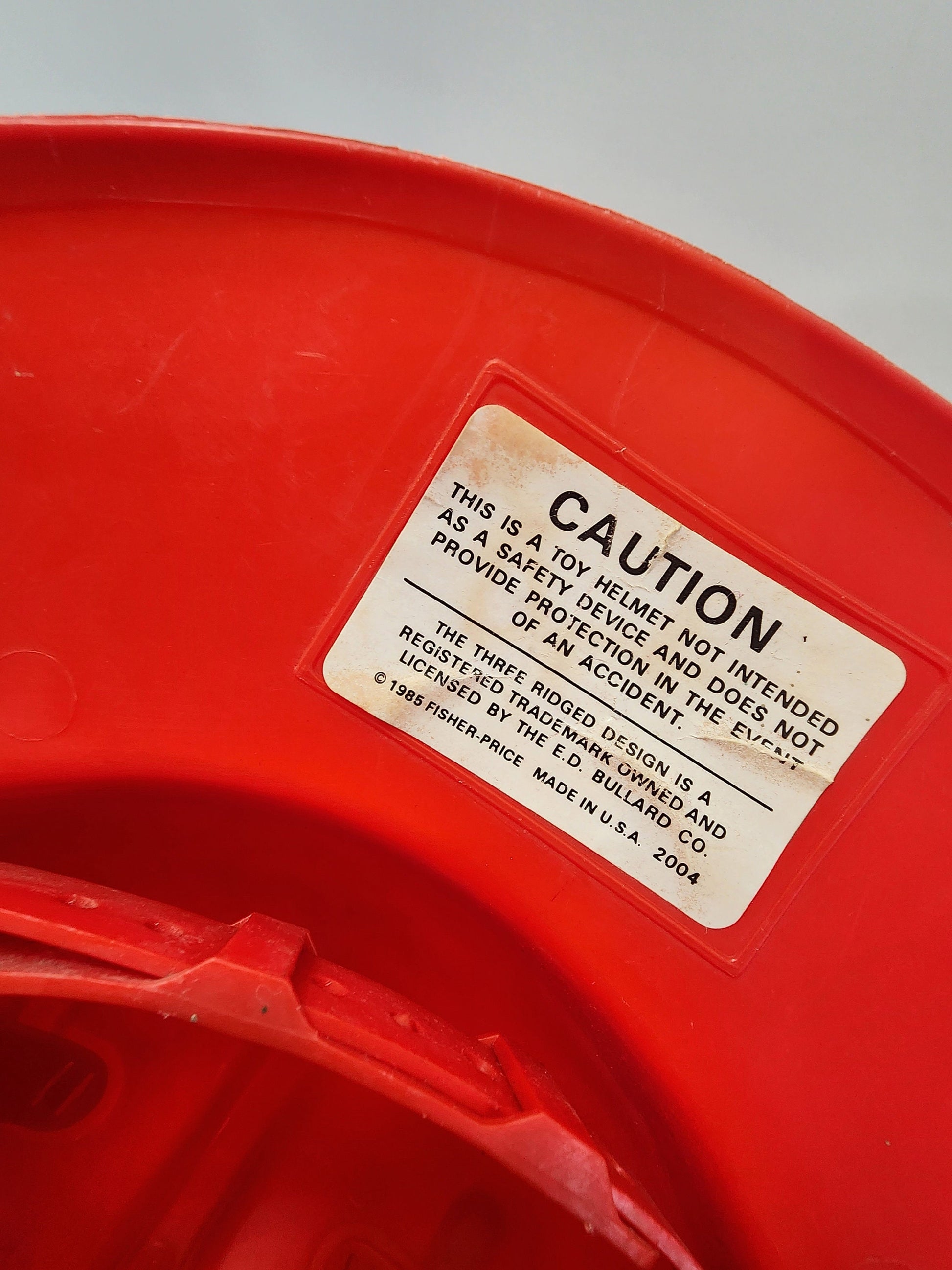 Fisher Price 1985 Fire Chief Fireman Hat - Fisher Price - Fisher Price Toys - Fireman Hat - Fire Chief - Fisher Price Fireman