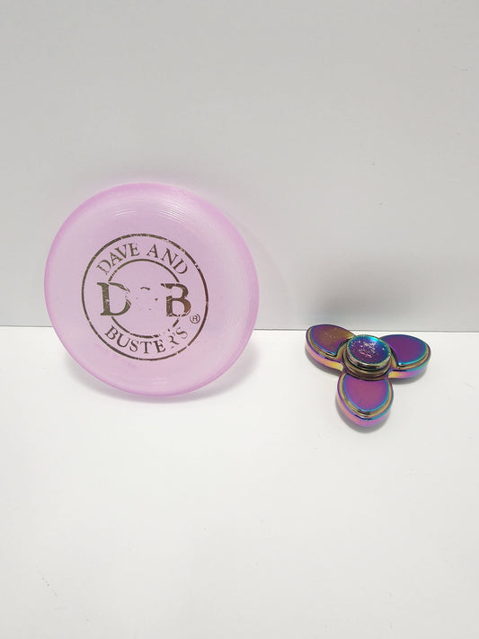 Dave and Busters Frisbee with Fidget Spinner - Fidget Spinner - Frisbee - Dave and Busters