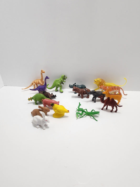 Animal Toy Lot - Dinosaurs - Animal Toys - Minature Toys - Toy Lot