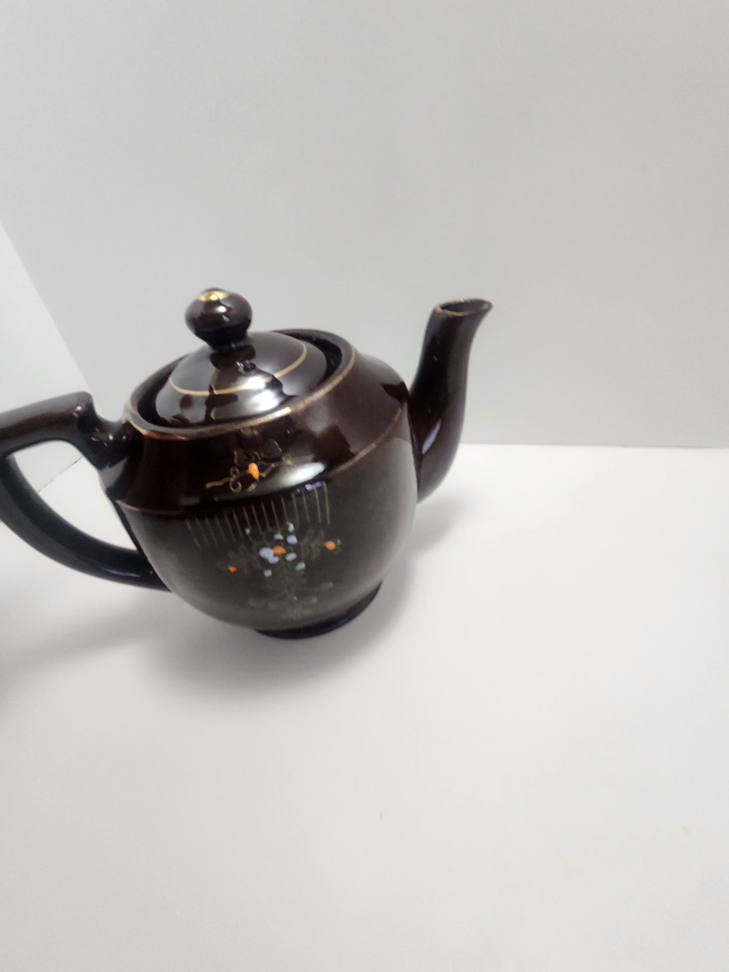 Ceramic Vintage Brown Teapot - Ceramic Teapot - Teapots - Vintage Teapot - Homemade - Tea Set - Pots