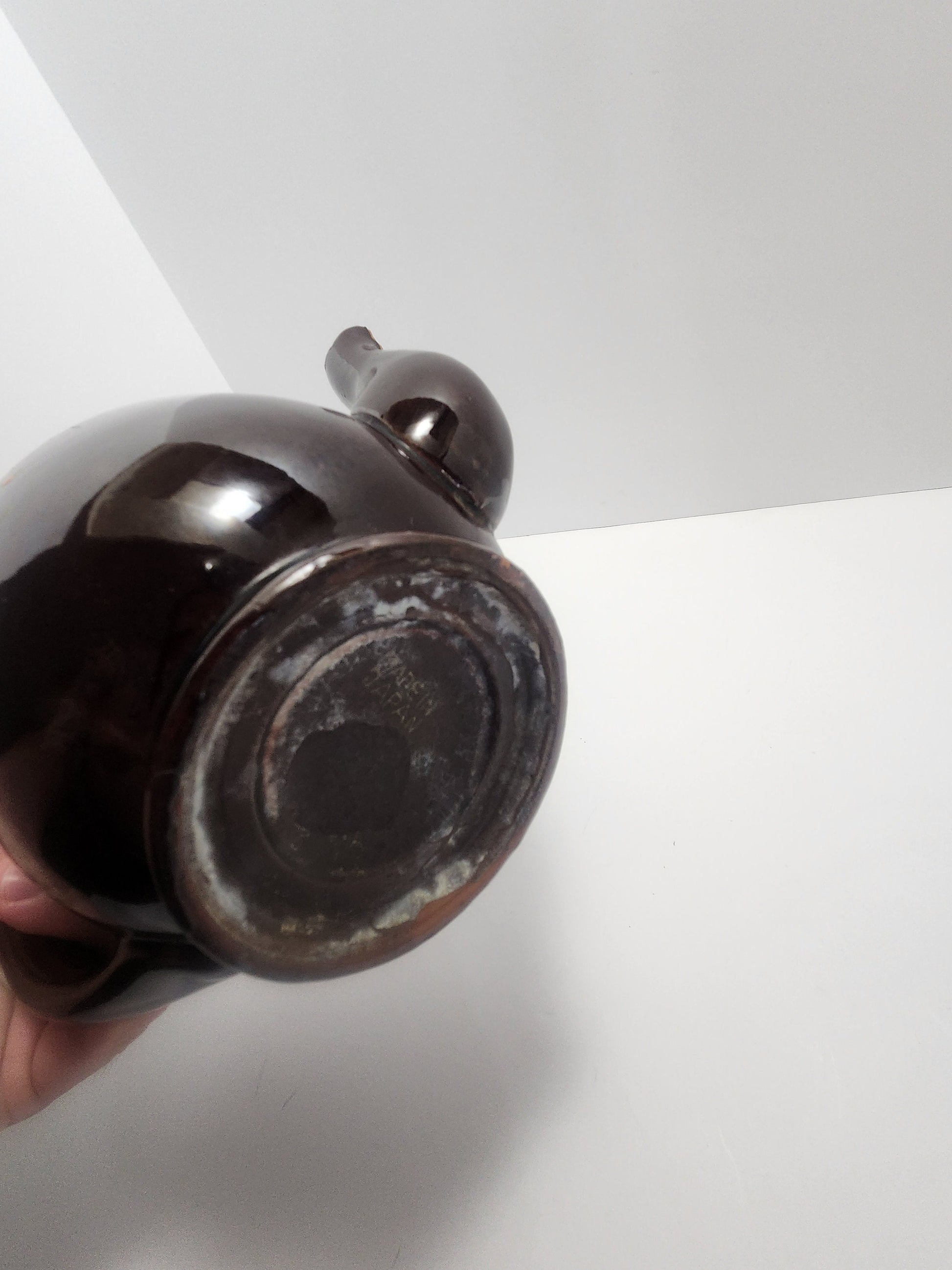 Ceramic Vintage Brown Teapot - Ceramic Teapot - Teapots - Vintage Teapot - Homemade - Tea Set - Pots