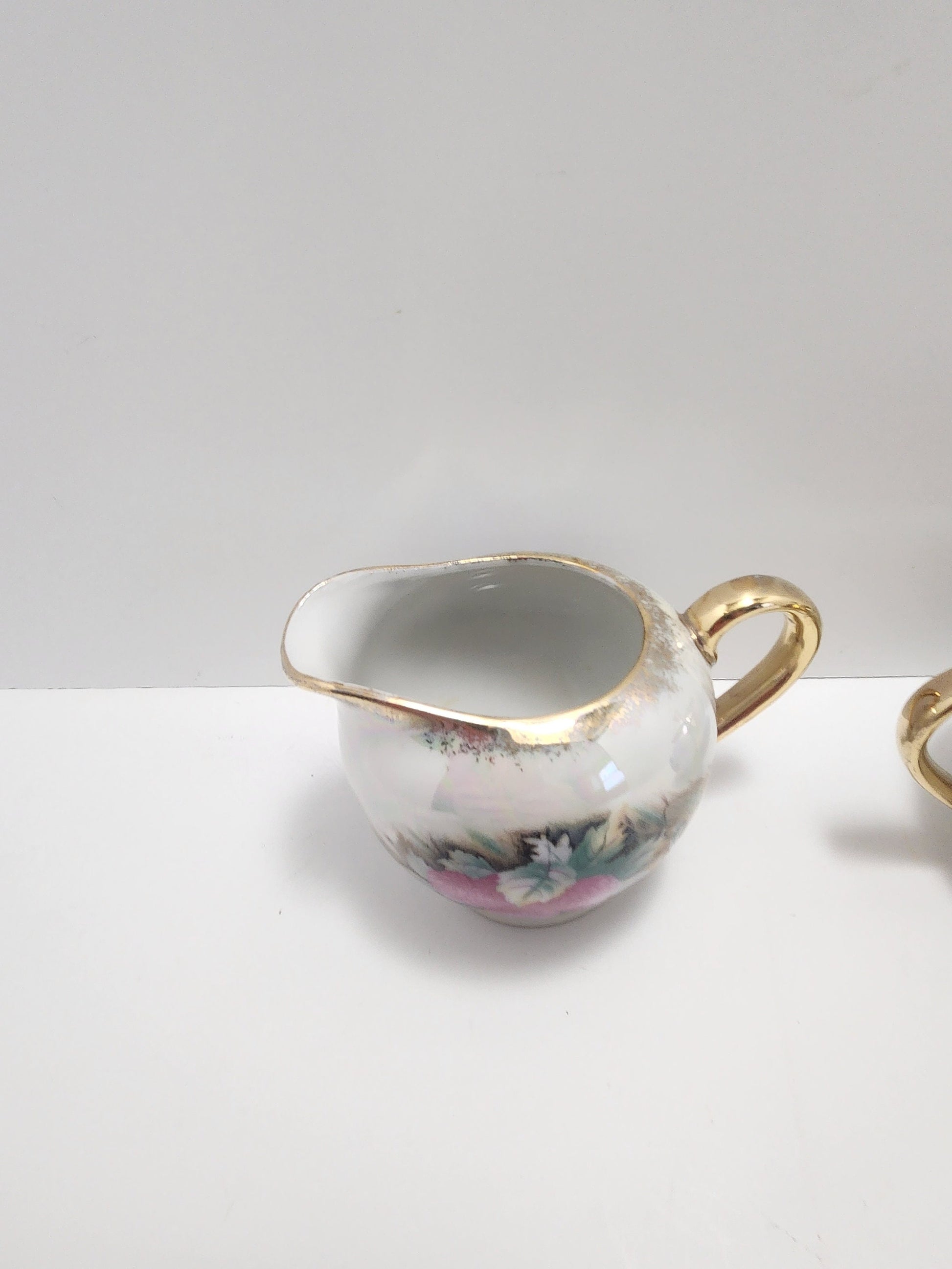 Sugar and Creamer Vintage Japan Teapot Set - Teapot - Japan - Creamery