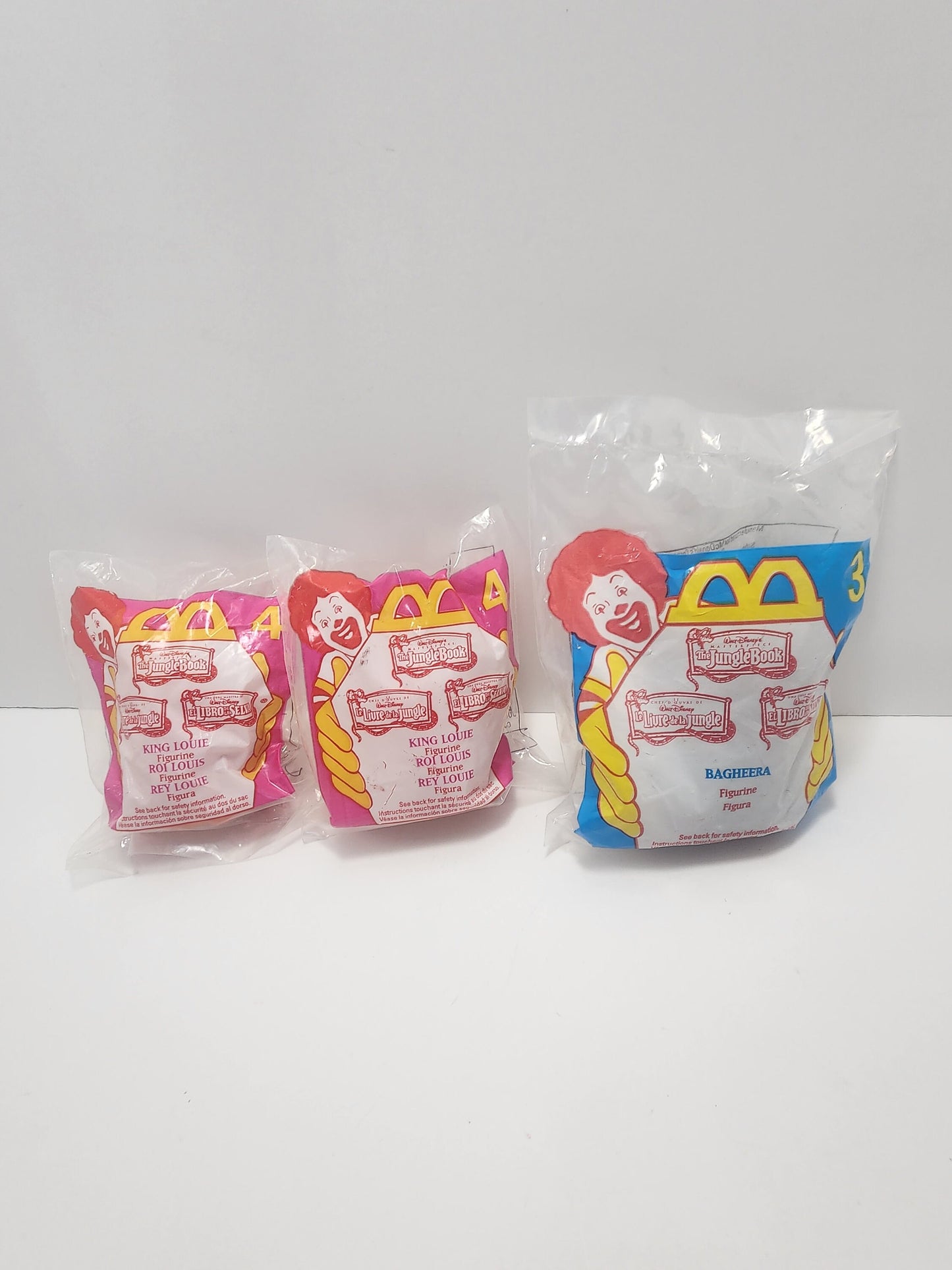 1990s Disney Jungle Book Happy Meal Toys Candy Dispensers - Happy Meal Toys - Jungle Book - Disney - Disney Toys - Candy Dispenser