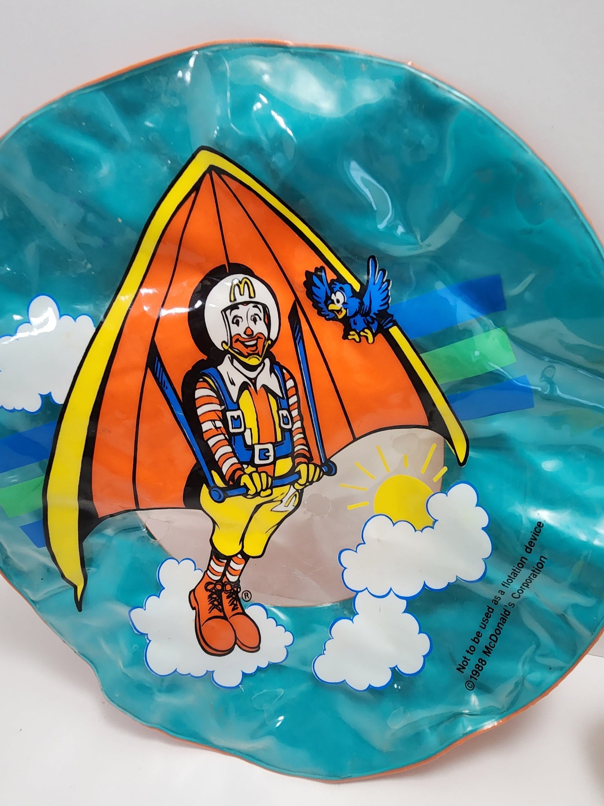 Vintage Inflatable Toys Disney and McDonald's- Aladdin - Ronald Mcdonald - Inflatable Toys - McDonald's Toys - Disney - Disney Toys