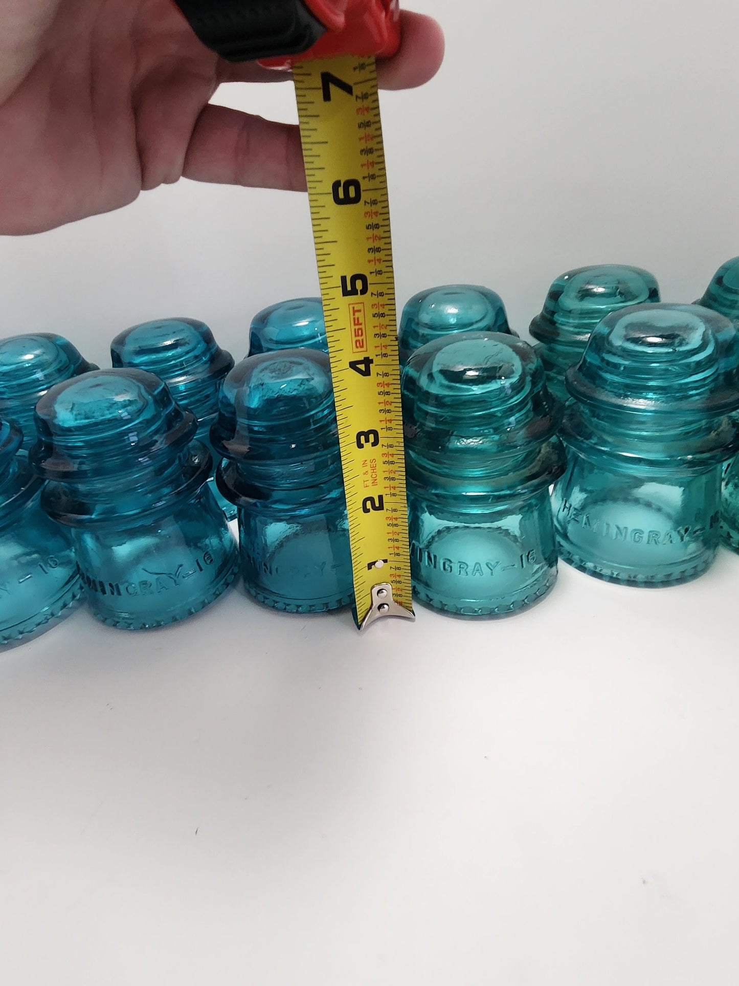 Hemingray 16 Glass Insulators - Insulators - Glass Insulators - Vintage Glass - Electrical Insulators