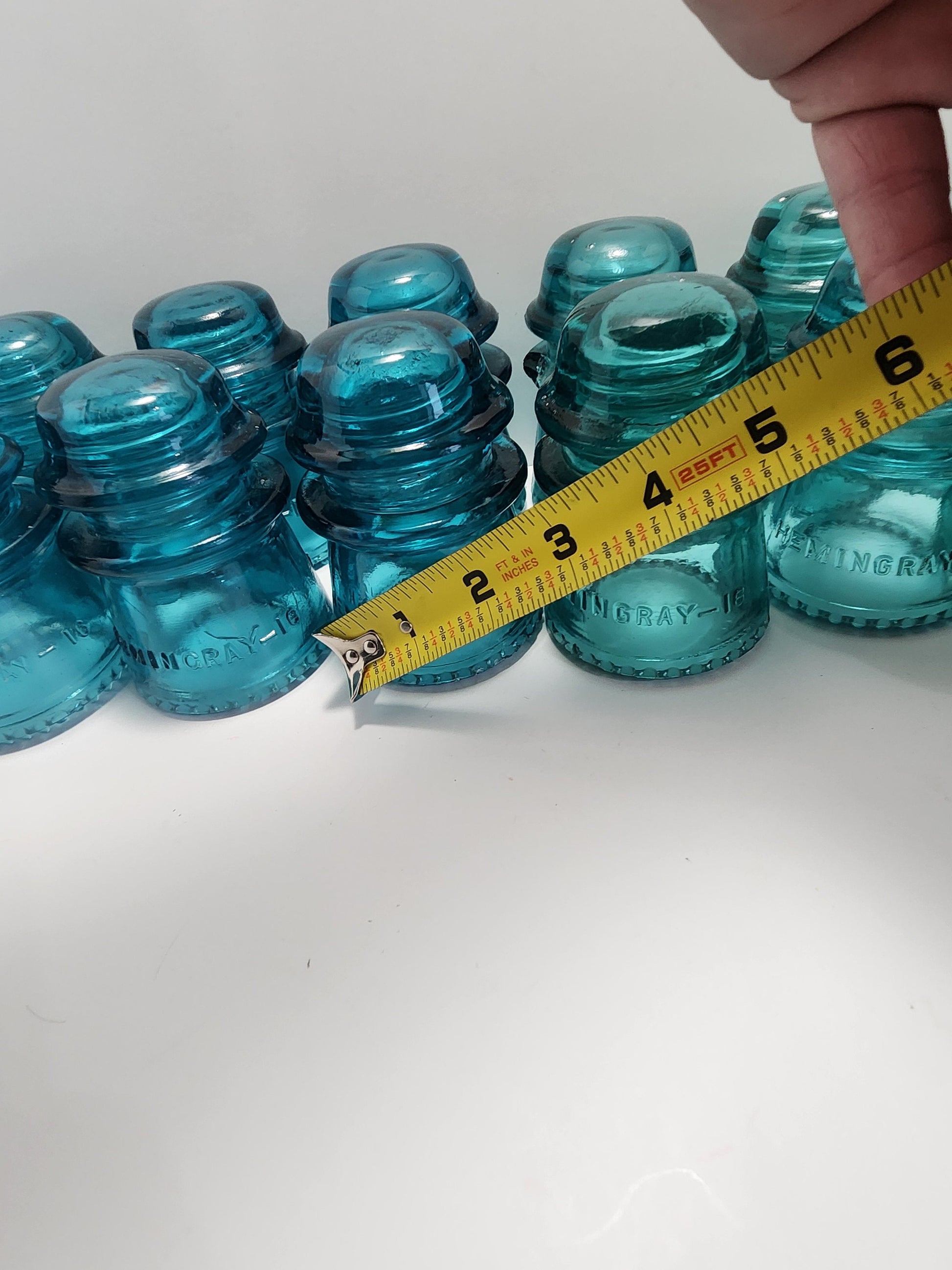 Hemingray 16 Glass Insulators - Insulators - Glass Insulators - Vintage Glass - Electrical Insulators