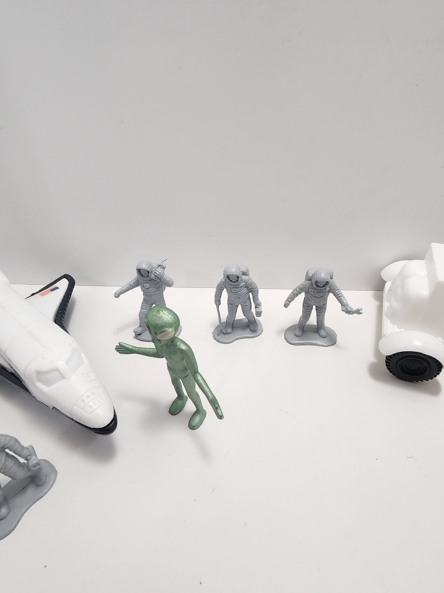 Space Ship and Astronaut Action Figure Toy Lot
