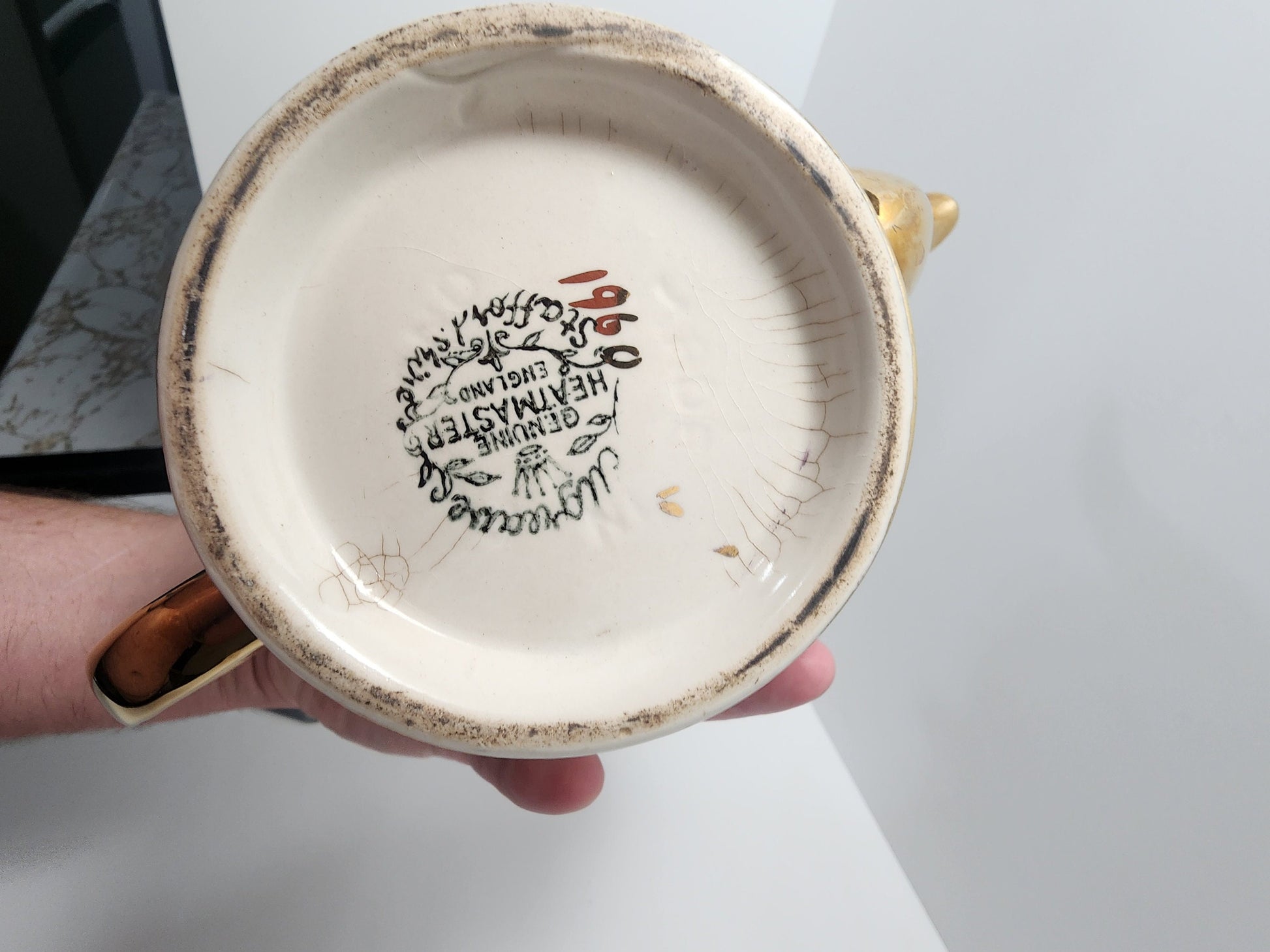 1960s Antique Beautiful Teapot Genuine England Heatmaster - England - Teapot - Vintage Teapot - Antique - Antique Teapot - Kitchenware