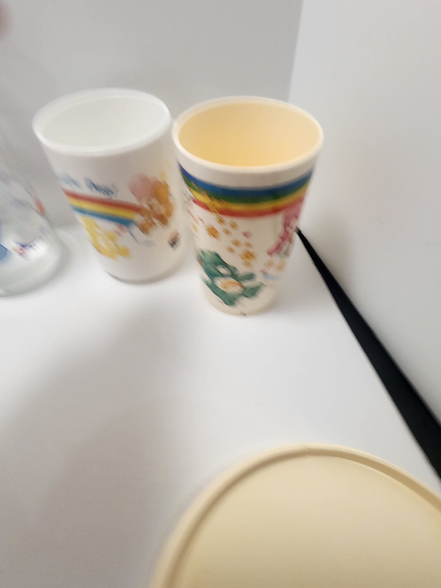 Vintage 1983 Carebears Pizza Hut Collectors Glasses - Pizza Hut Glasses - Carebears - Carebears Glasses - Vintage Glasses - Collectable Glas