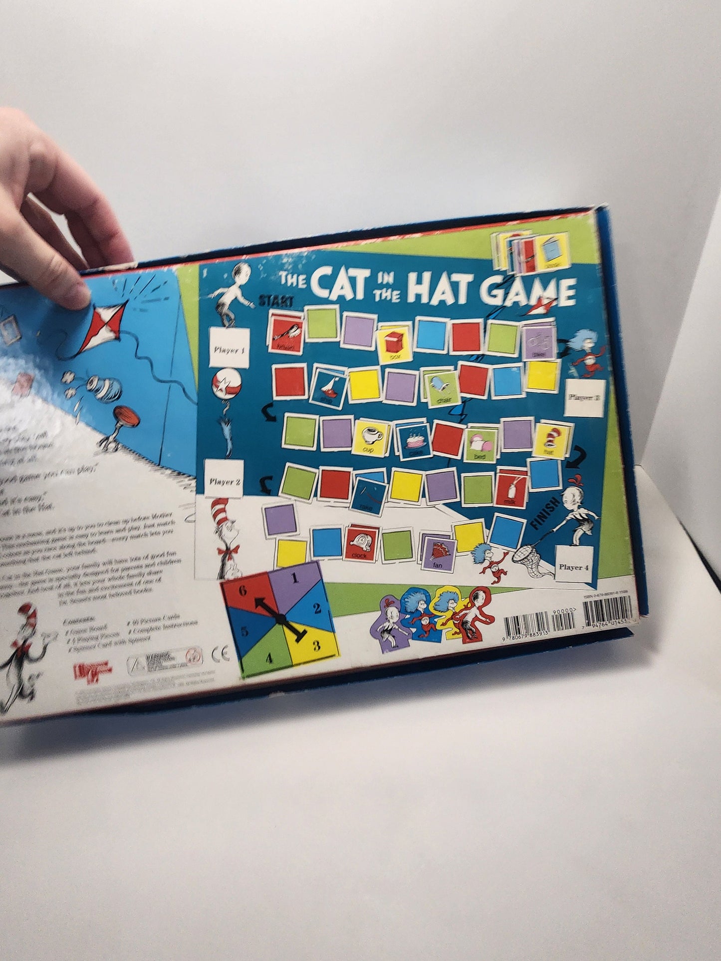 Dr Suess The Cat In The Hat Board Game 1996 - Vintage Games - Board Games - Cat In The Hat - Dr Suess