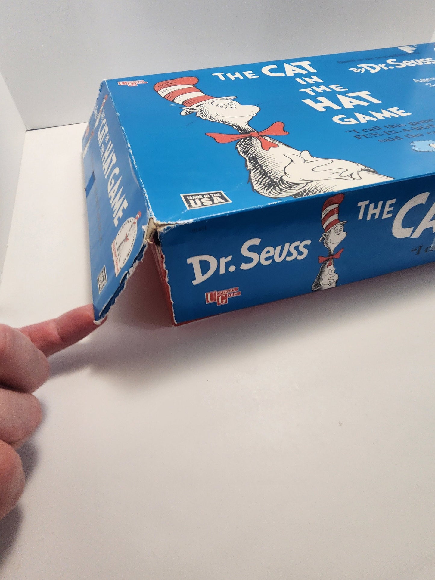 Dr Suess The Cat In The Hat Board Game 1996 - Vintage Games - Board Games - Cat In The Hat - Dr Suess