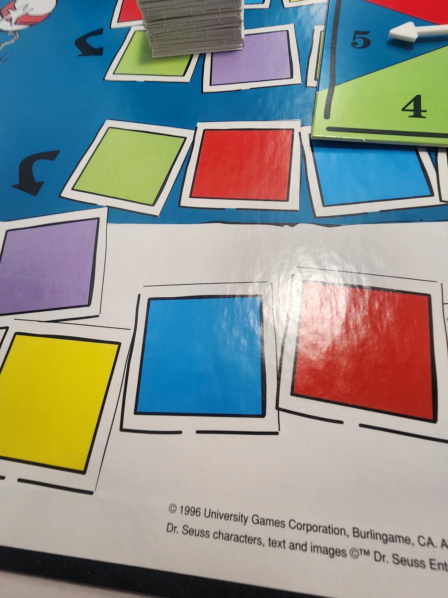 Dr Suess The Cat In The Hat Board Game 1996 - Vintage Games - Board Games - Cat In The Hat - Dr Suess