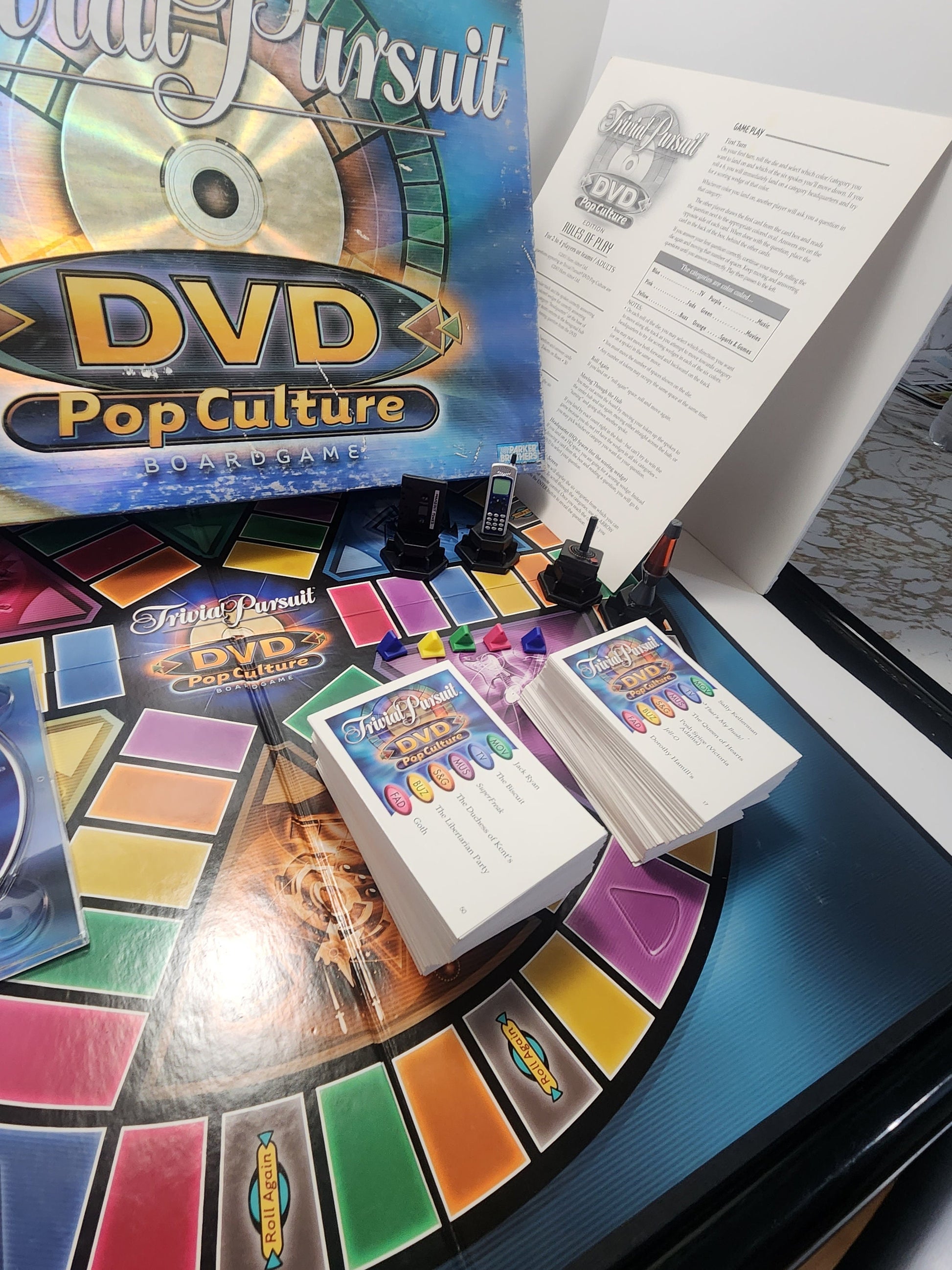 Trivial Pursuit Dvd Pop Culture Edition Board Game - Trivial Pursuit - Board Games - Pop Culture - Games - Family Games