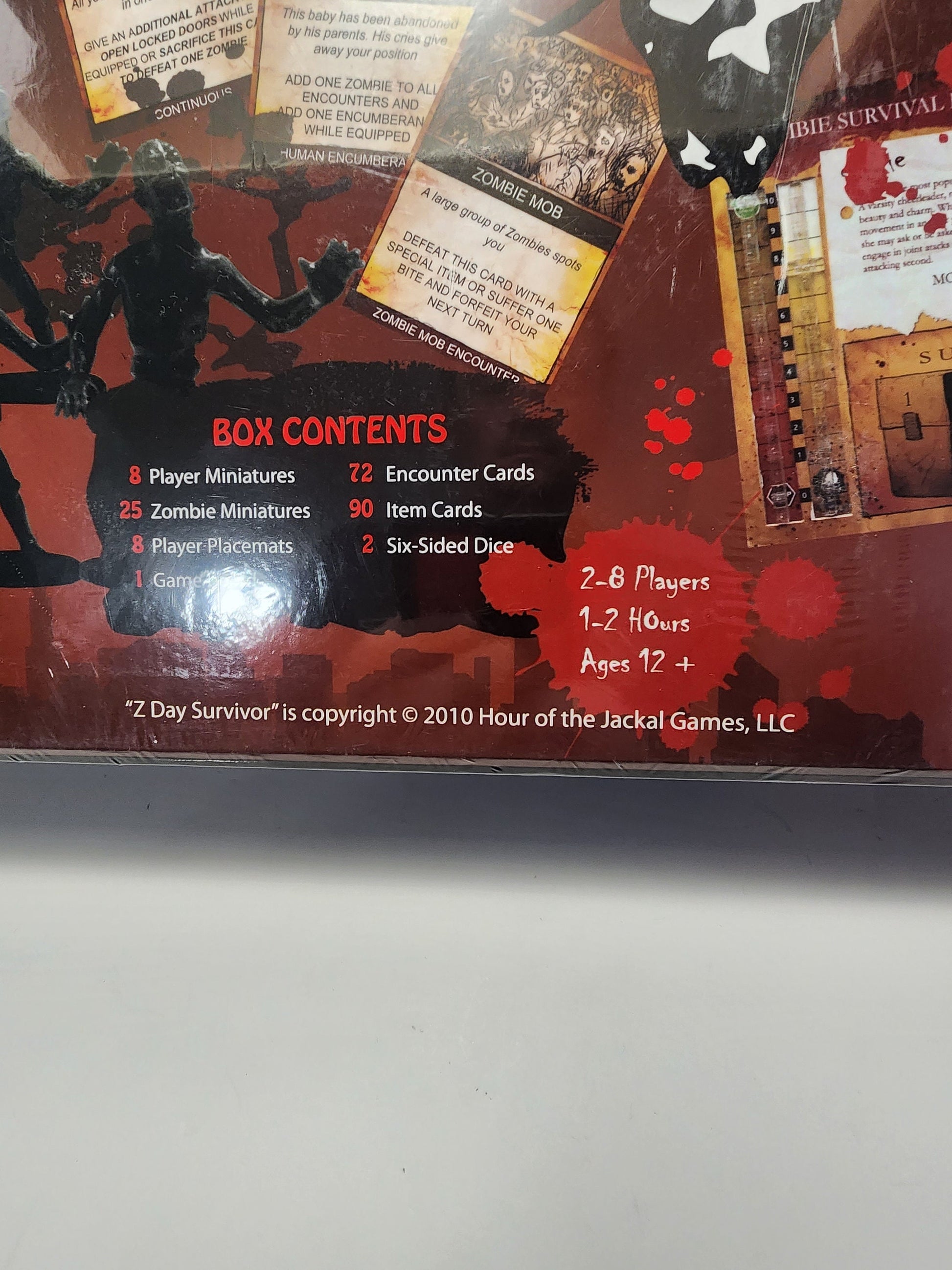 Z Day Survivor Zombie Board Game - Board Games - Games - Family Game Night - Family Games - Z Day - Zombies - Zombir Games - Halloween Games