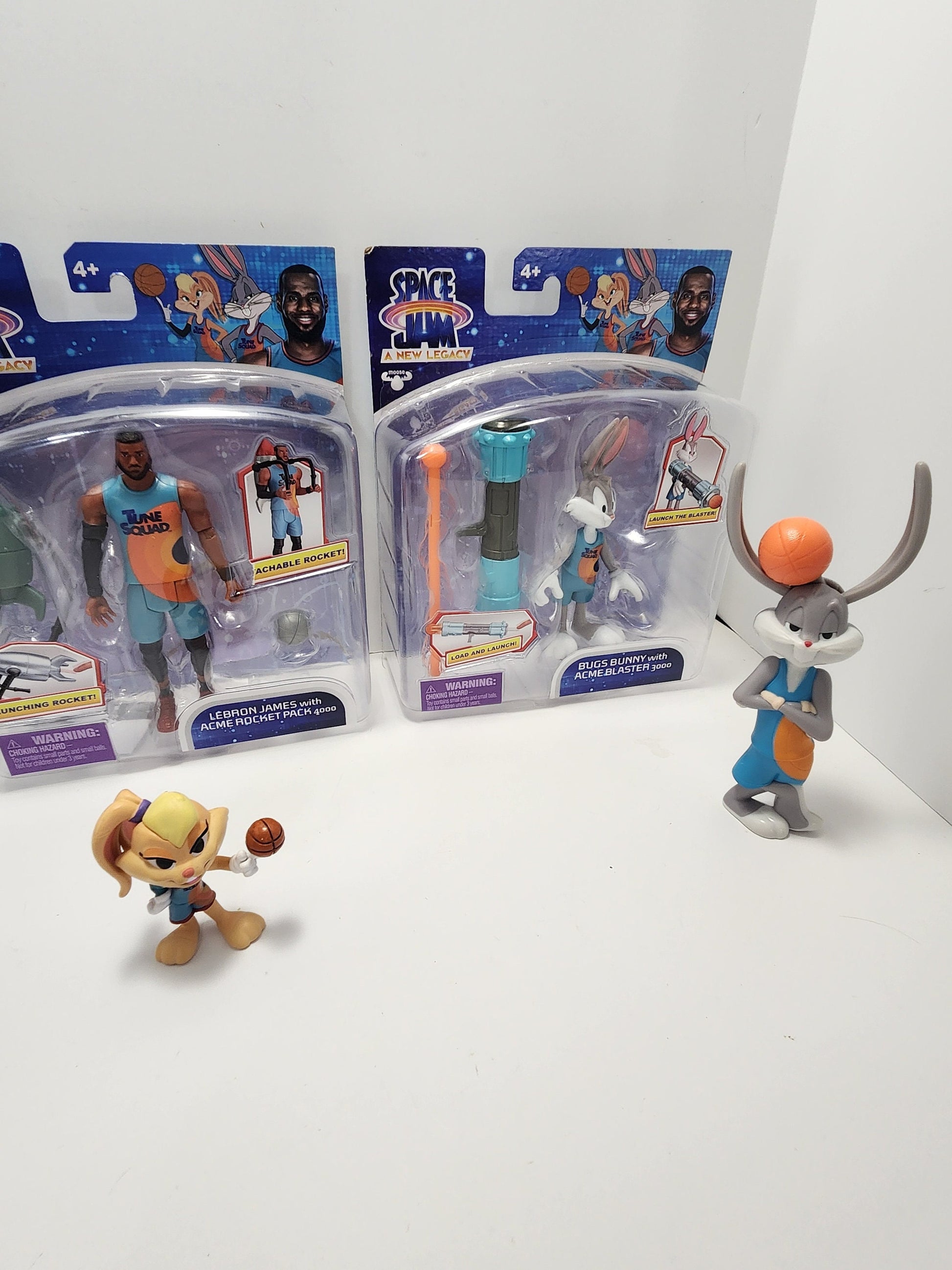 Space Jam New Legacy Action Figures - Space Jam - Space Jam Toys - Space Jam Action Figures - NBA Toys - LeBron James - Bugs Bunny