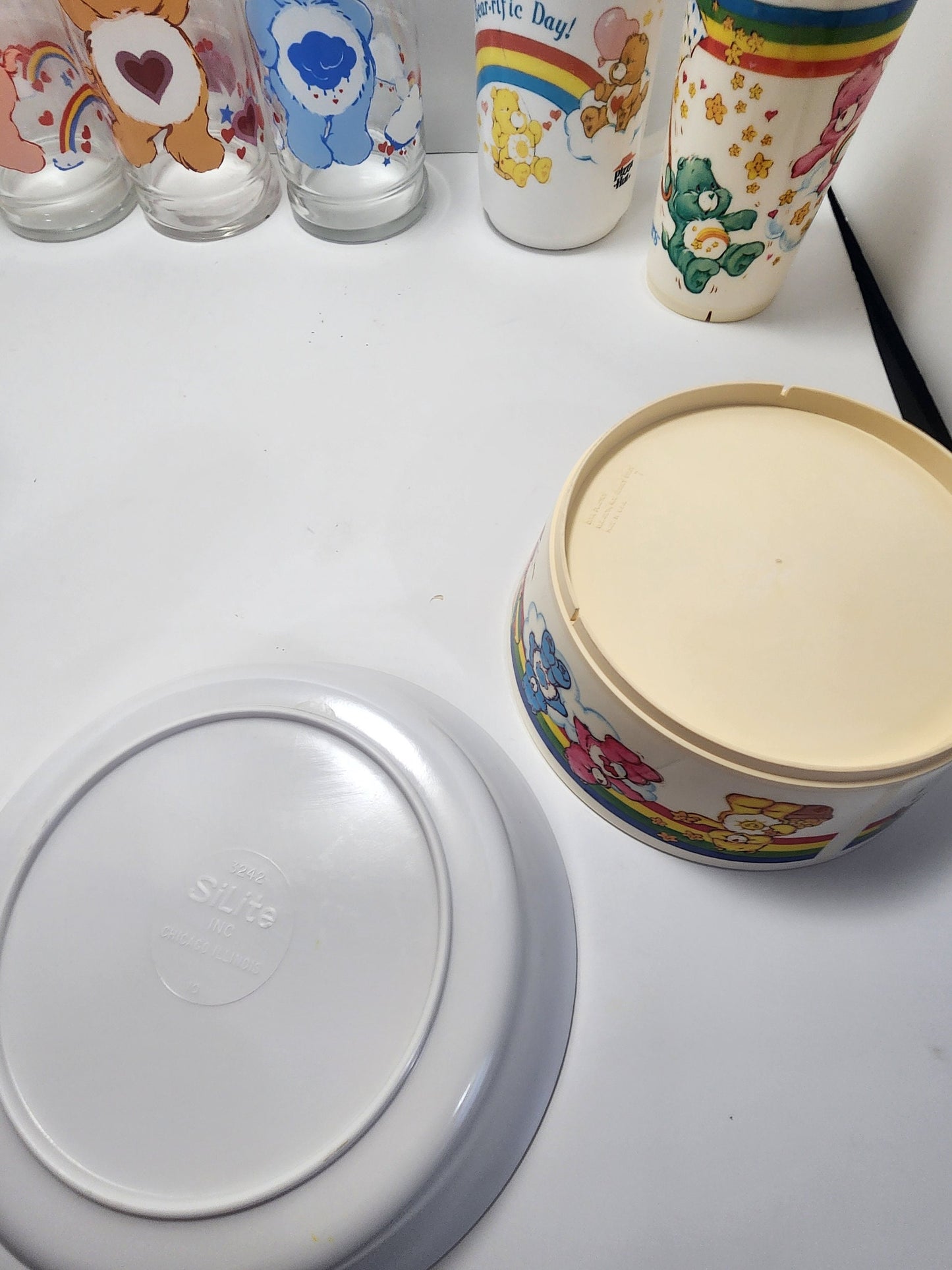 Vintage 1983 Carebears Pizza Hut Collectors Glasses - Pizza Hut Glasses - Carebears - Carebears Glasses - Vintage Glasses - Collectable Glas