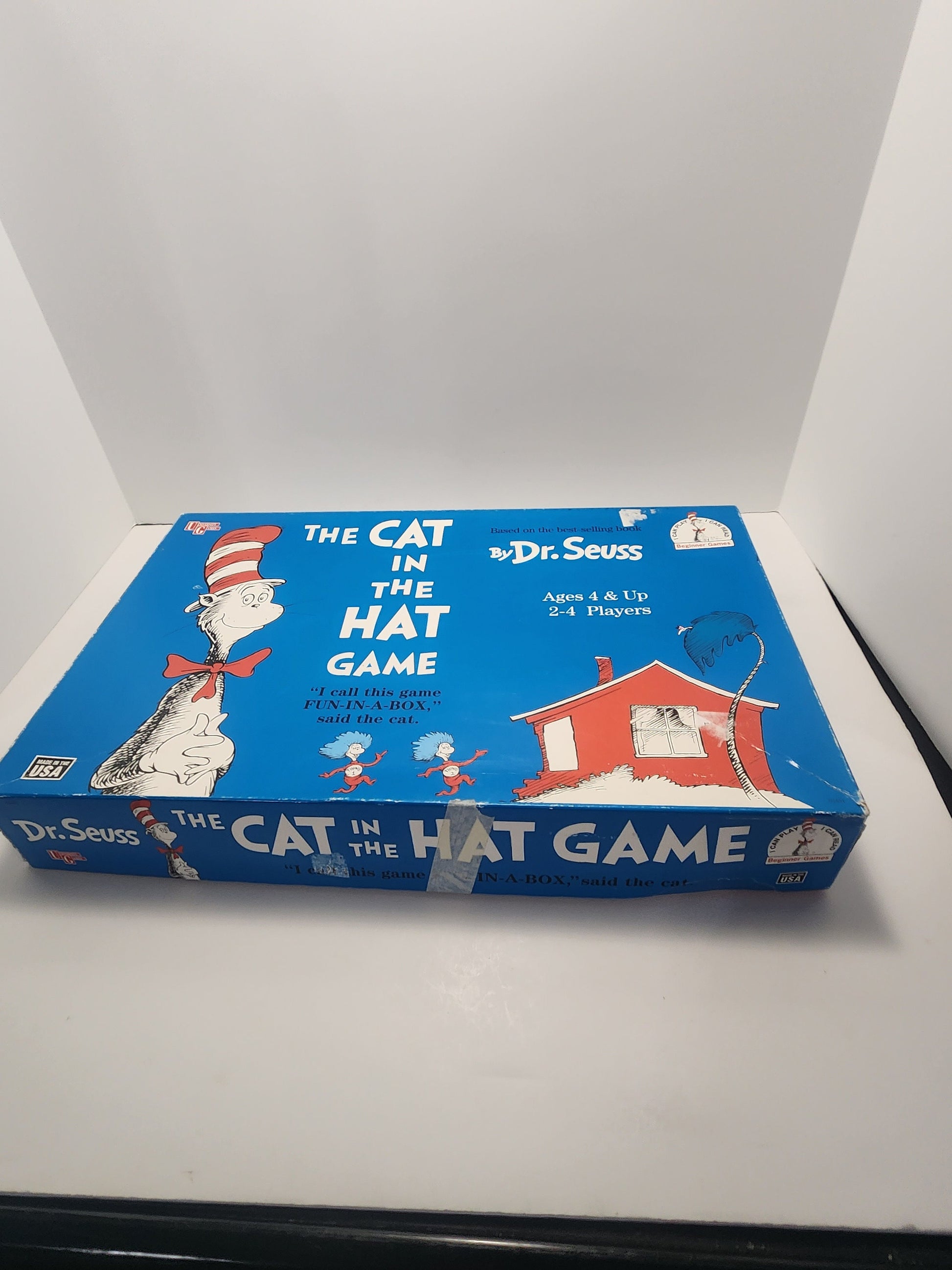 Dr Suess The Cat In The Hat Board Game 1996 - Vintage Games - Board Games - Cat In The Hat - Dr Suess