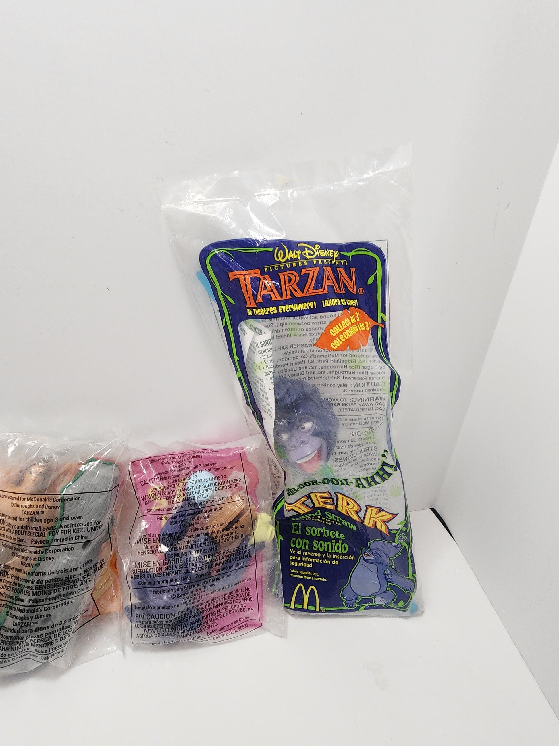 Tarzan Disney McDonald's Happy Meal Toys - Happy Meal Toys - McDonald's Toys - Fast Food Toys - Disney - Tarzan - Tarzan Toys