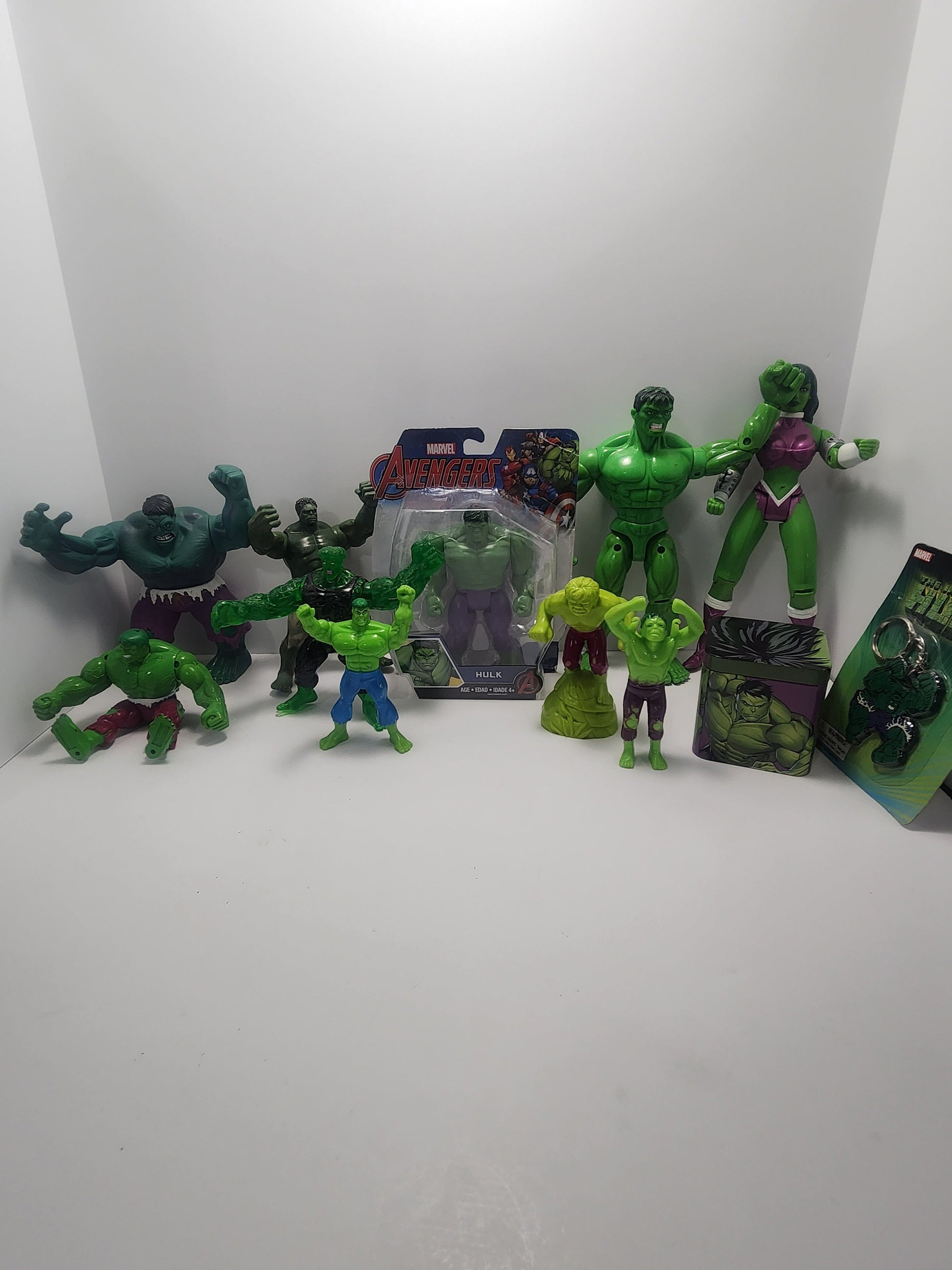 The Incredible Hulk Marvel Action Figure Toys - The Incredible Hulk - Hulk - Hulk Toys - Hulk Action Figures - Marvel Collectables - Marvel