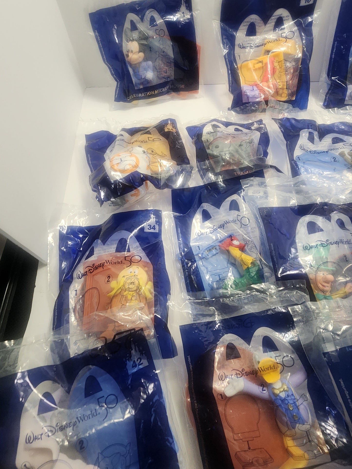 Walt Disney Anniversary Happy Meal McDonald's Toys - Happy Meal Toys - McDonald's Toys - Fast Food Toys - Disney Toys