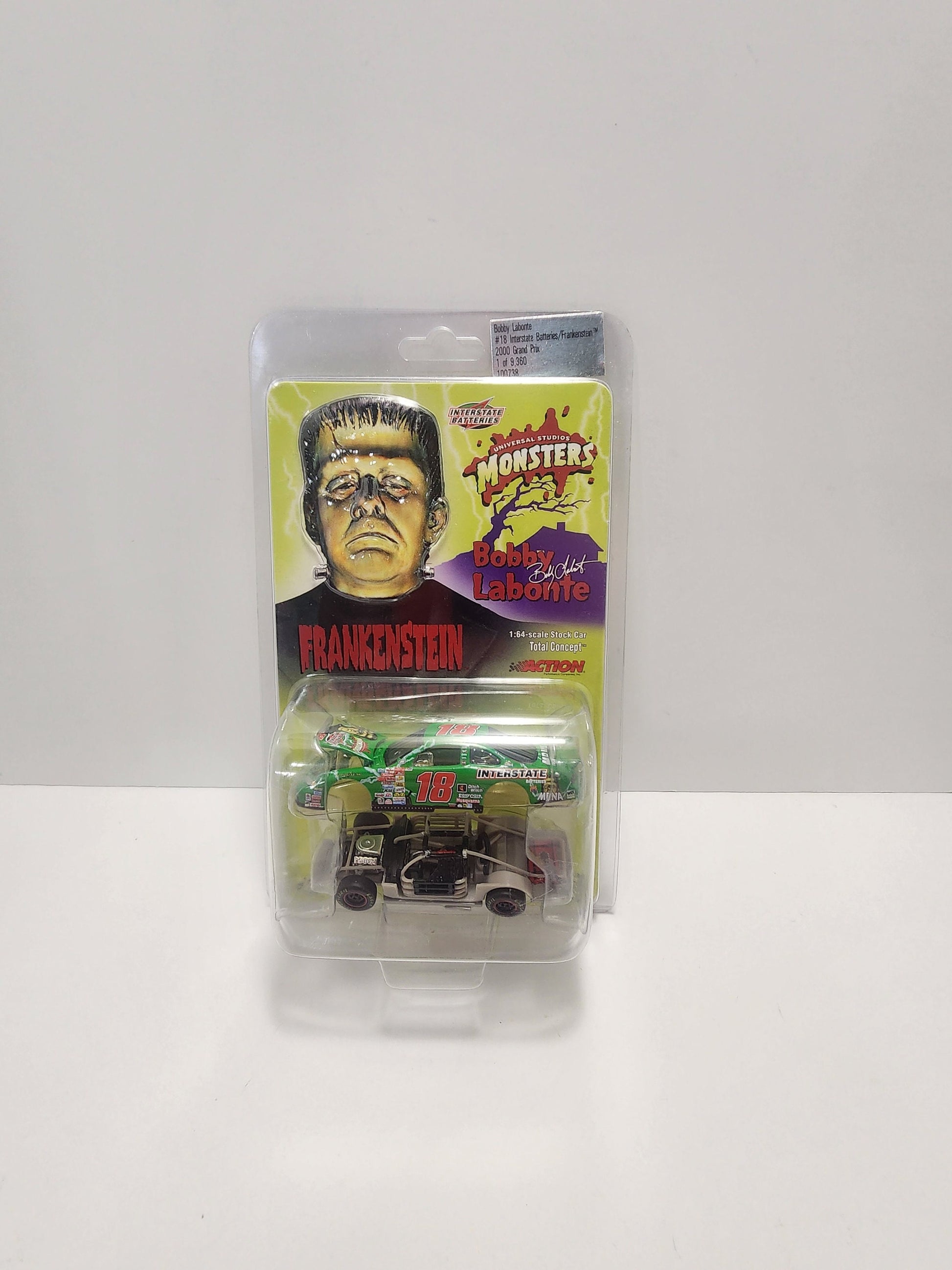 Universal Studios Frankenstein Bobby Labonte Interstate Batteries Action Racing Car - Bobby Labonte - Universal Studios - Frakenstein