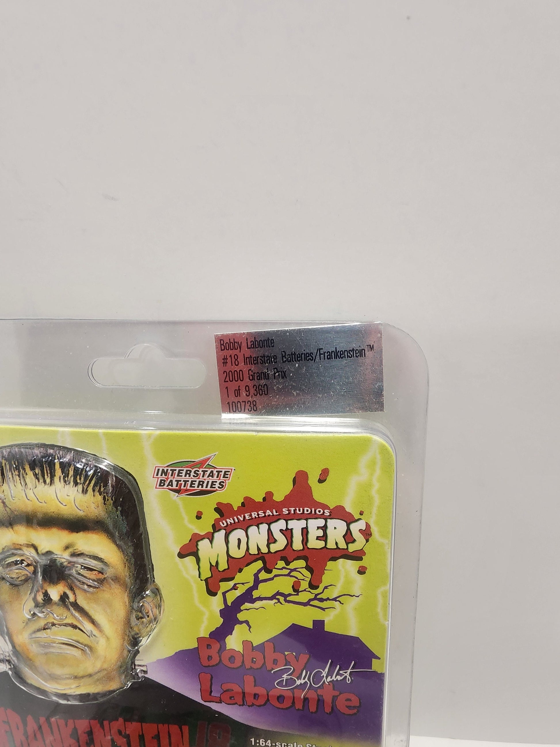 Universal Studios Frankenstein Bobby Labonte Interstate Batteries Action Racing Car - Bobby Labonte - Universal Studios - Frakenstein