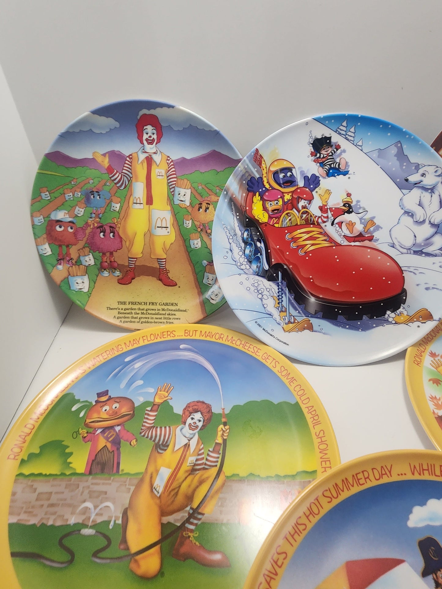 Ronald Mcdonald Collector Plates 1970s Through 2000s - Ronald Mcdonald - Mcdonald Plates - Collectable Plates - Mcdonalds