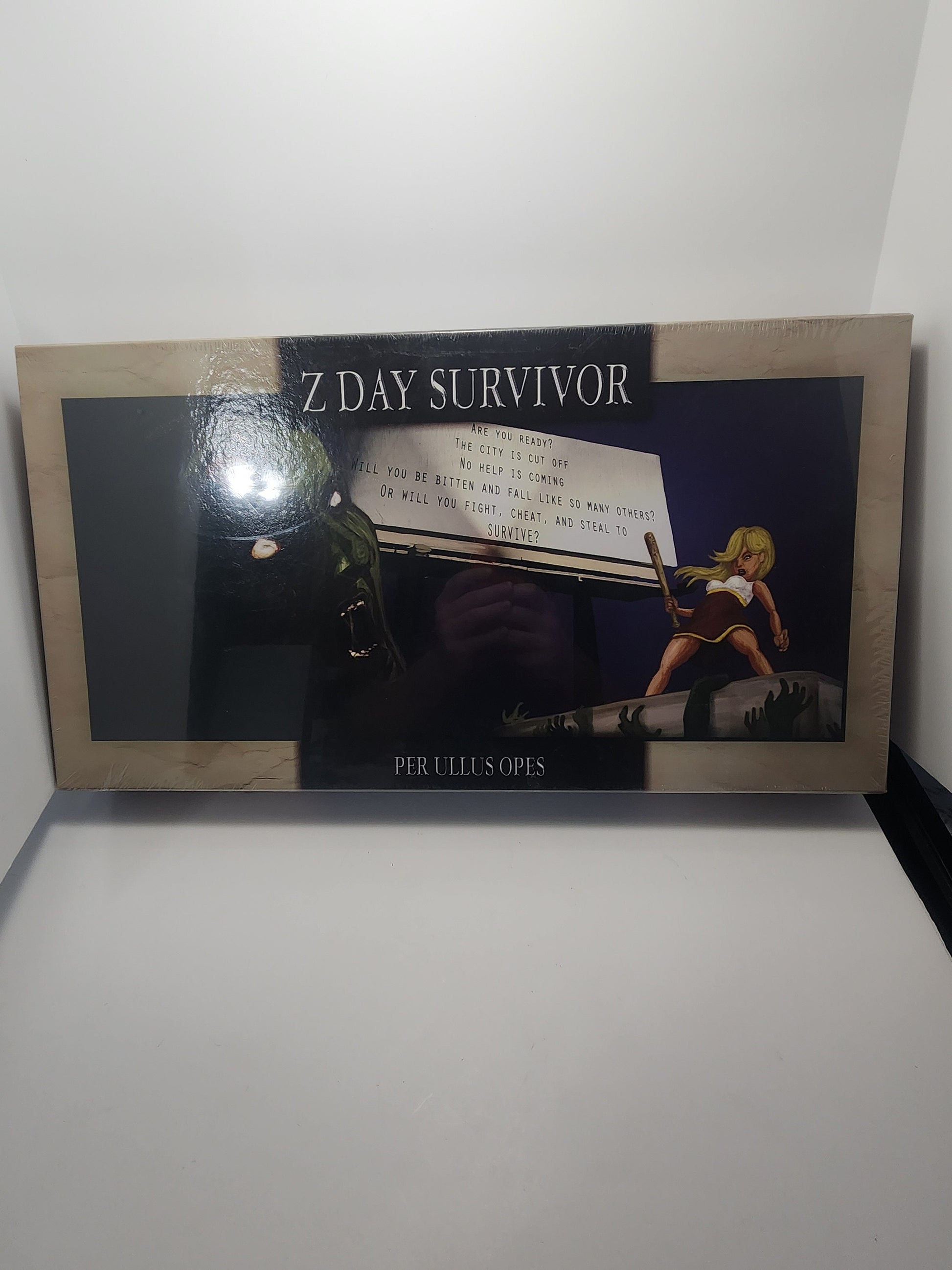 Z Day Survivor Zombie Board Game - Board Games - Games - Family Game Night - Family Games - Z Day - Zombies - Zombir Games - Halloween Games