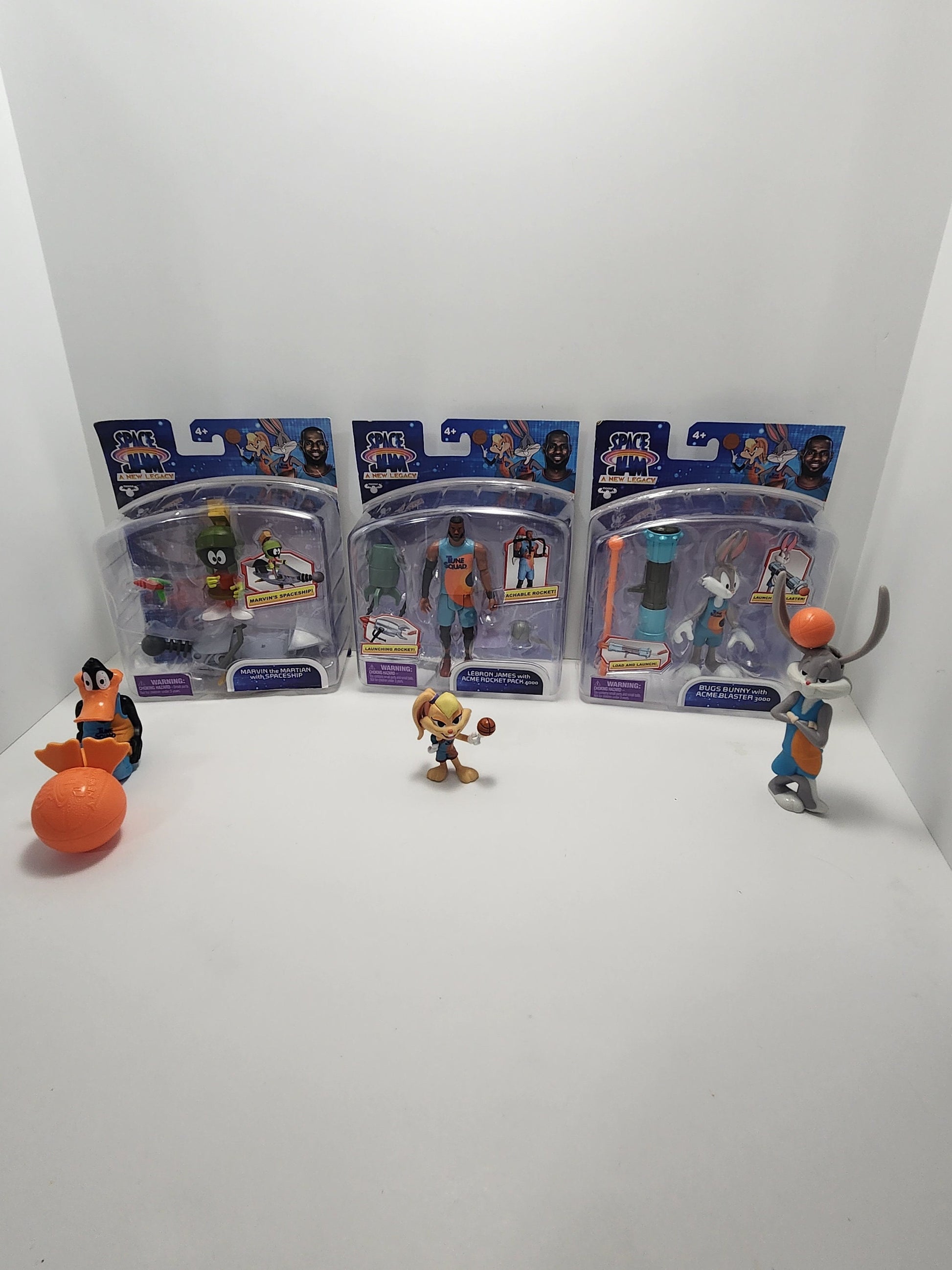 Space Jam New Legacy Action Figures - Space Jam - Space Jam Toys - Space Jam Action Figures - NBA Toys - LeBron James - Bugs Bunny
