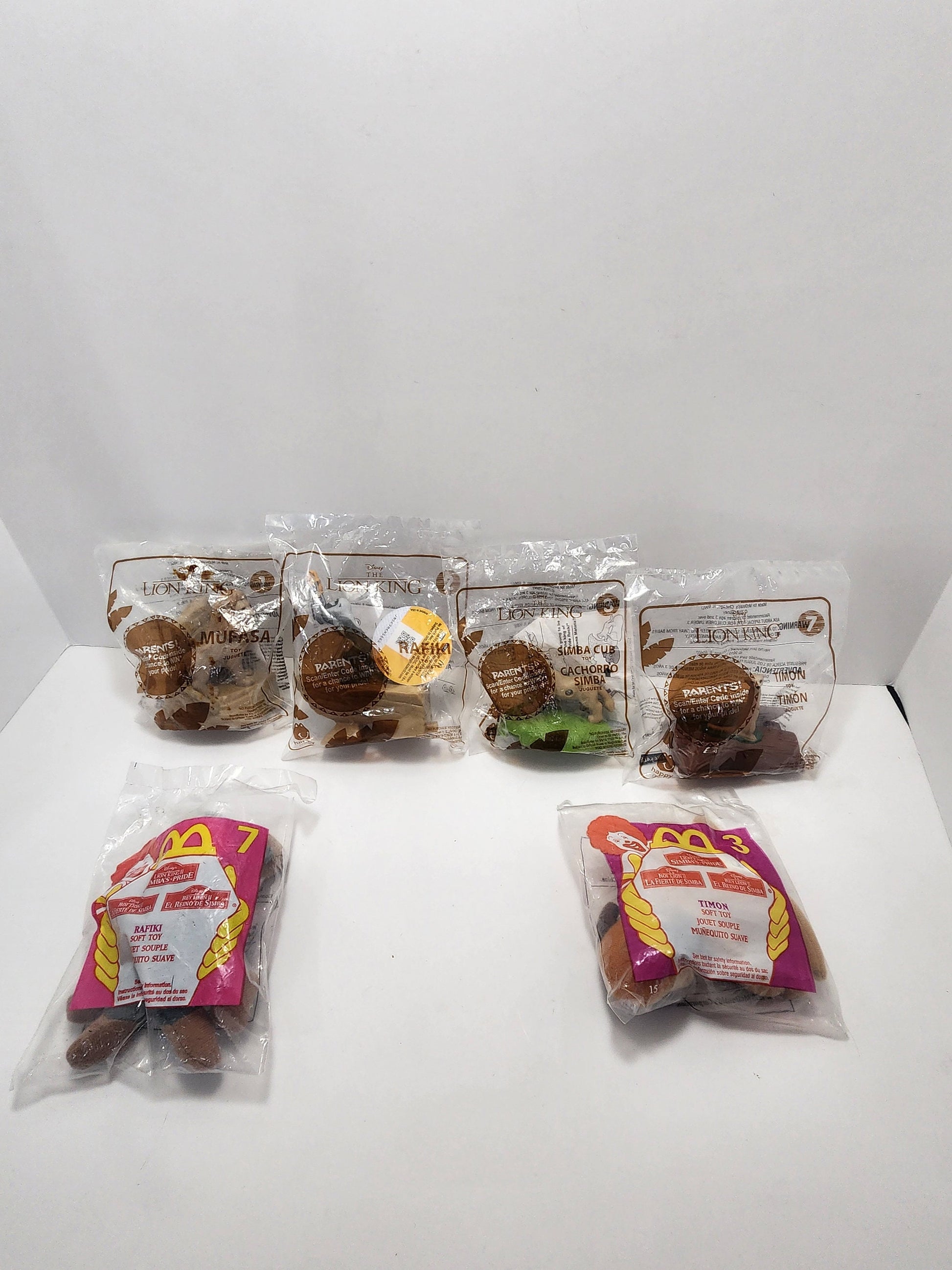 The Lion King Happy Meal Toys - McDonald's Toys - Happy Meal Toys - Disney Toys - Disney - Plush - Disney Plush