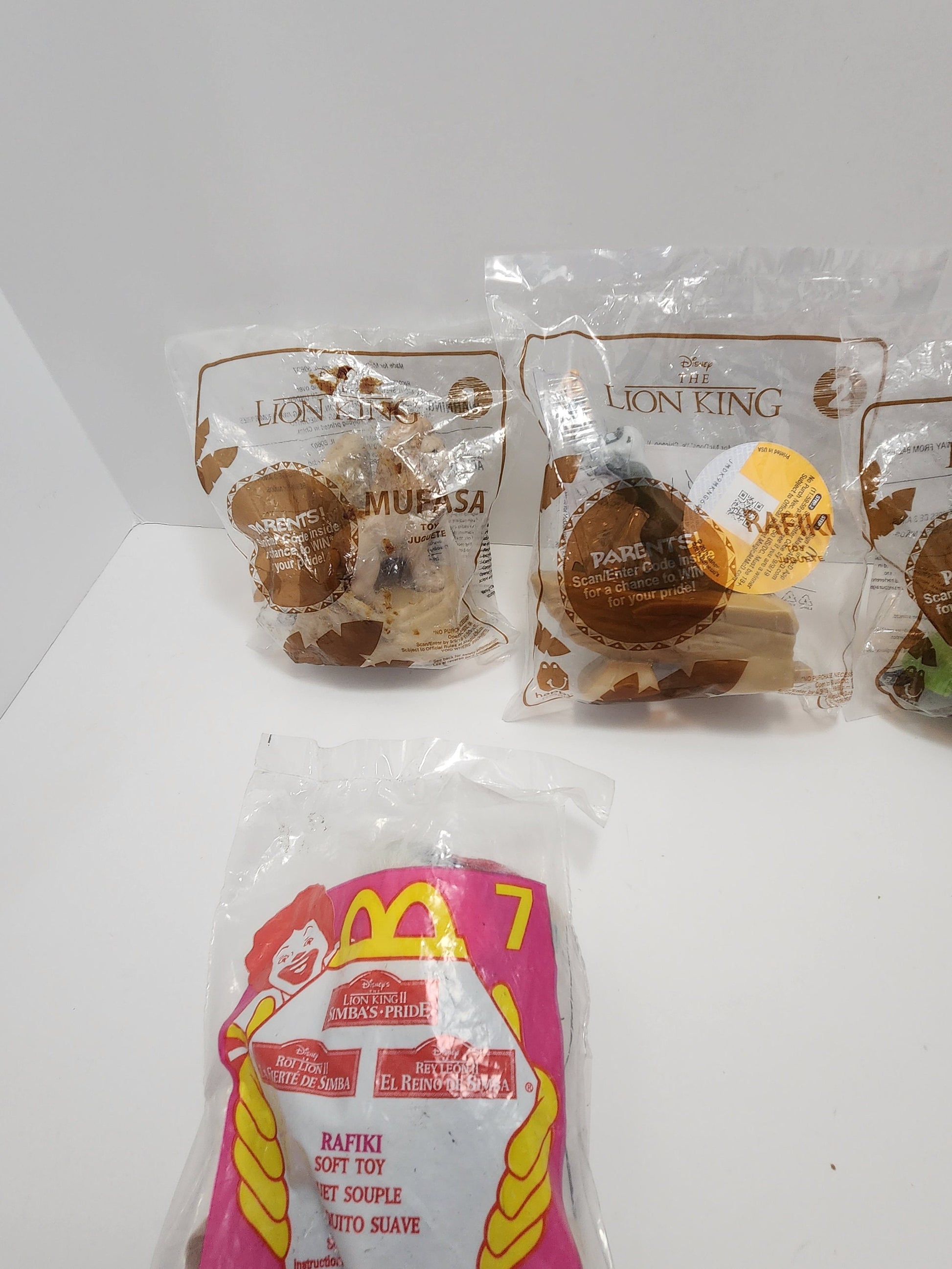 The Lion King Happy Meal Toys - McDonald's Toys - Happy Meal Toys - Disney Toys - Disney - Plush - Disney Plush