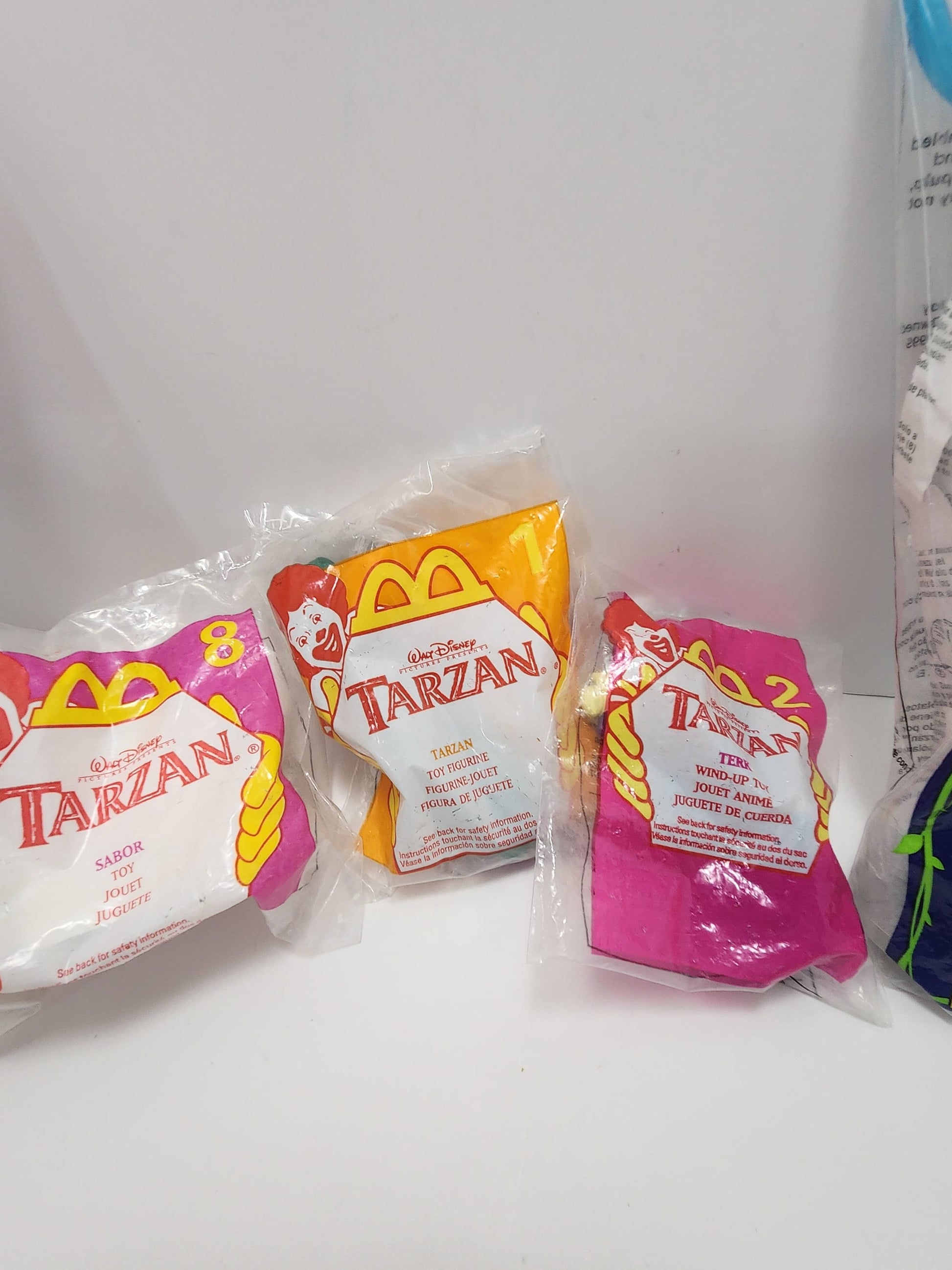 Tarzan Disney McDonald's Happy Meal Toys - Happy Meal Toys - McDonald's Toys - Fast Food Toys - Disney - Tarzan - Tarzan Toys