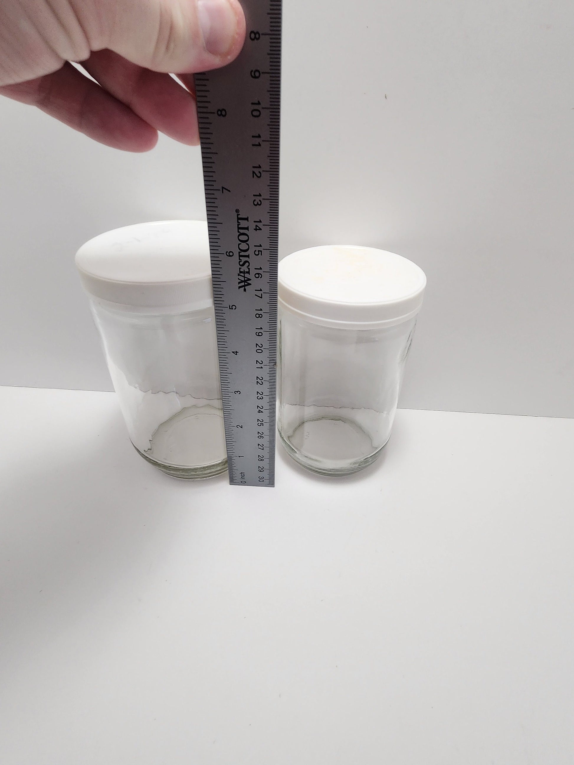 Skippy Peanut Butter Vintage Glass Jars - Skippy Jars - Glass Jars - Jars - Skippt Peanut Butter