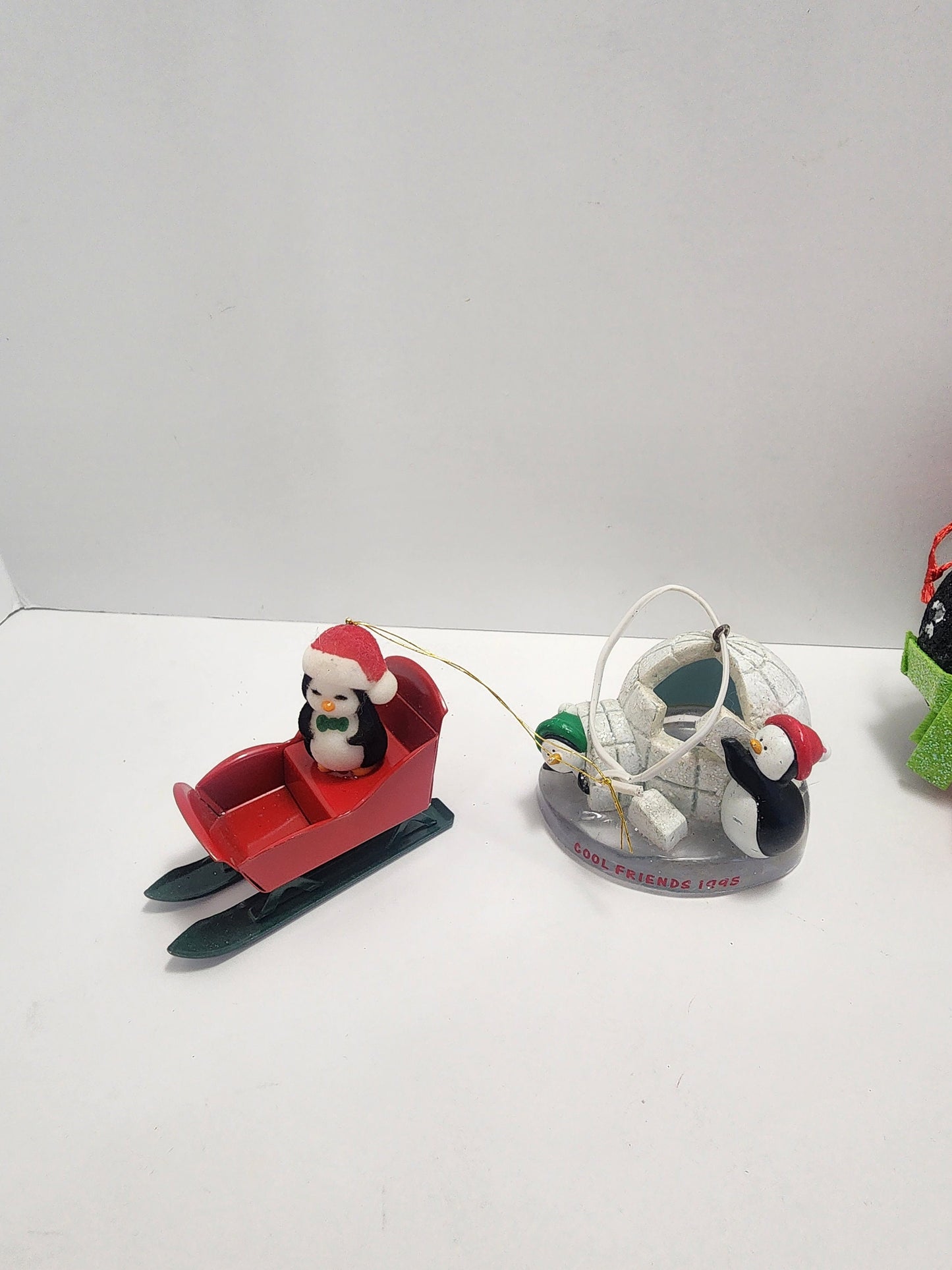 Christmas Penguin Vintage Ornaments Lot - Christmas - Christmas Ornaments - Penguins - Penguin Ornaments