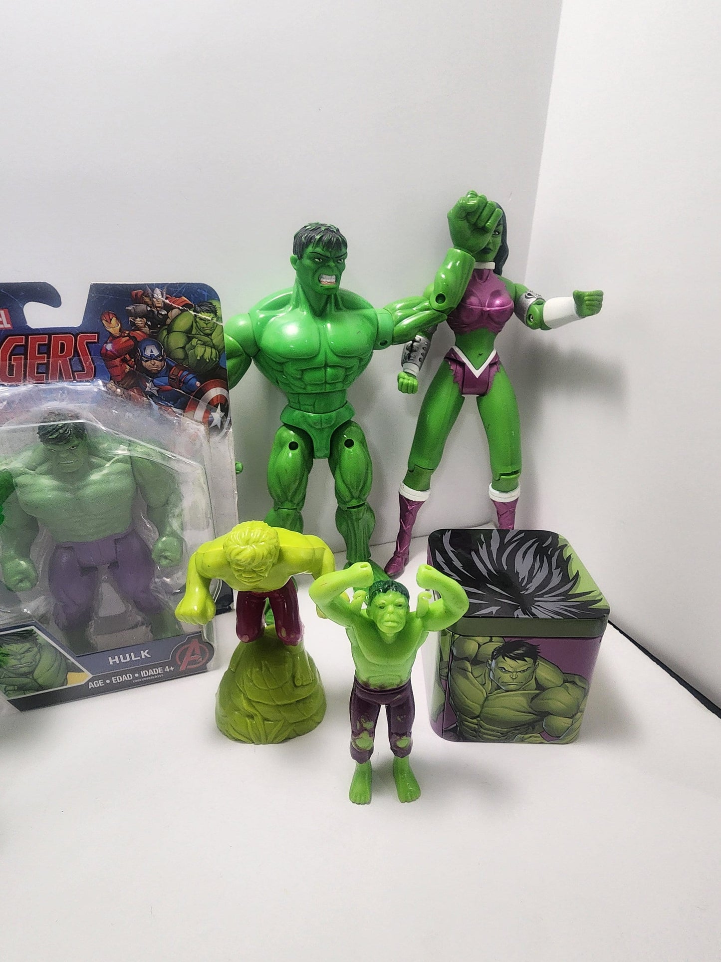 The Incredible Hulk Marvel Action Figure Toys - The Incredible Hulk - Hulk - Hulk Toys - Hulk Action Figures - Marvel Collectables - Marvel