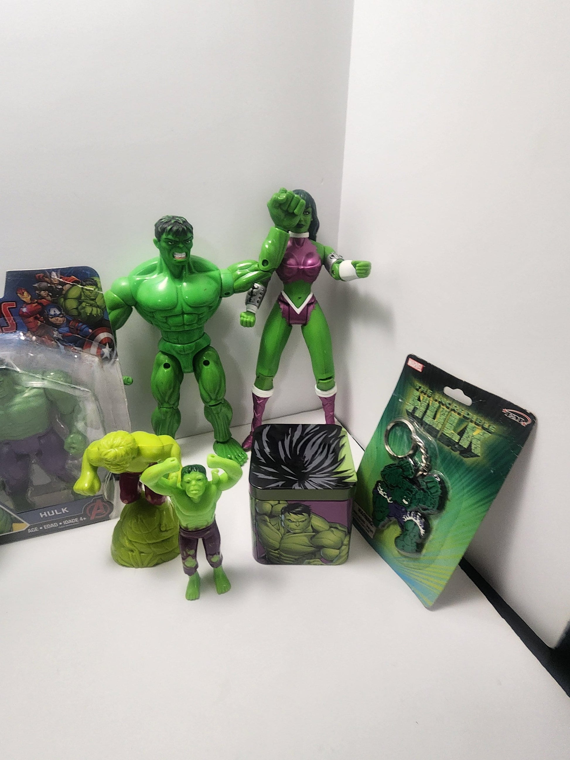 The Incredible Hulk Marvel Action Figure Toys - The Incredible Hulk - Hulk - Hulk Toys - Hulk Action Figures - Marvel Collectables - Marvel
