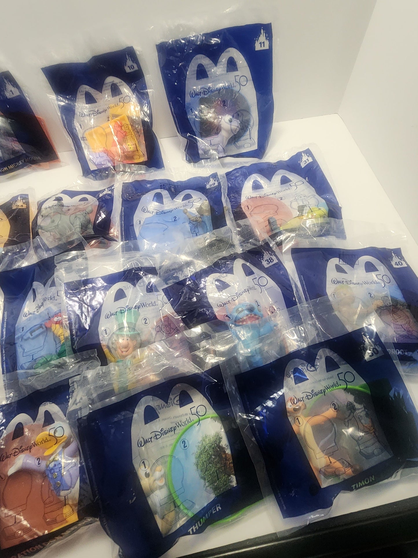 Walt Disney Anniversary Happy Meal McDonald's Toys - Happy Meal Toys - McDonald's Toys - Fast Food Toys - Disney Toys