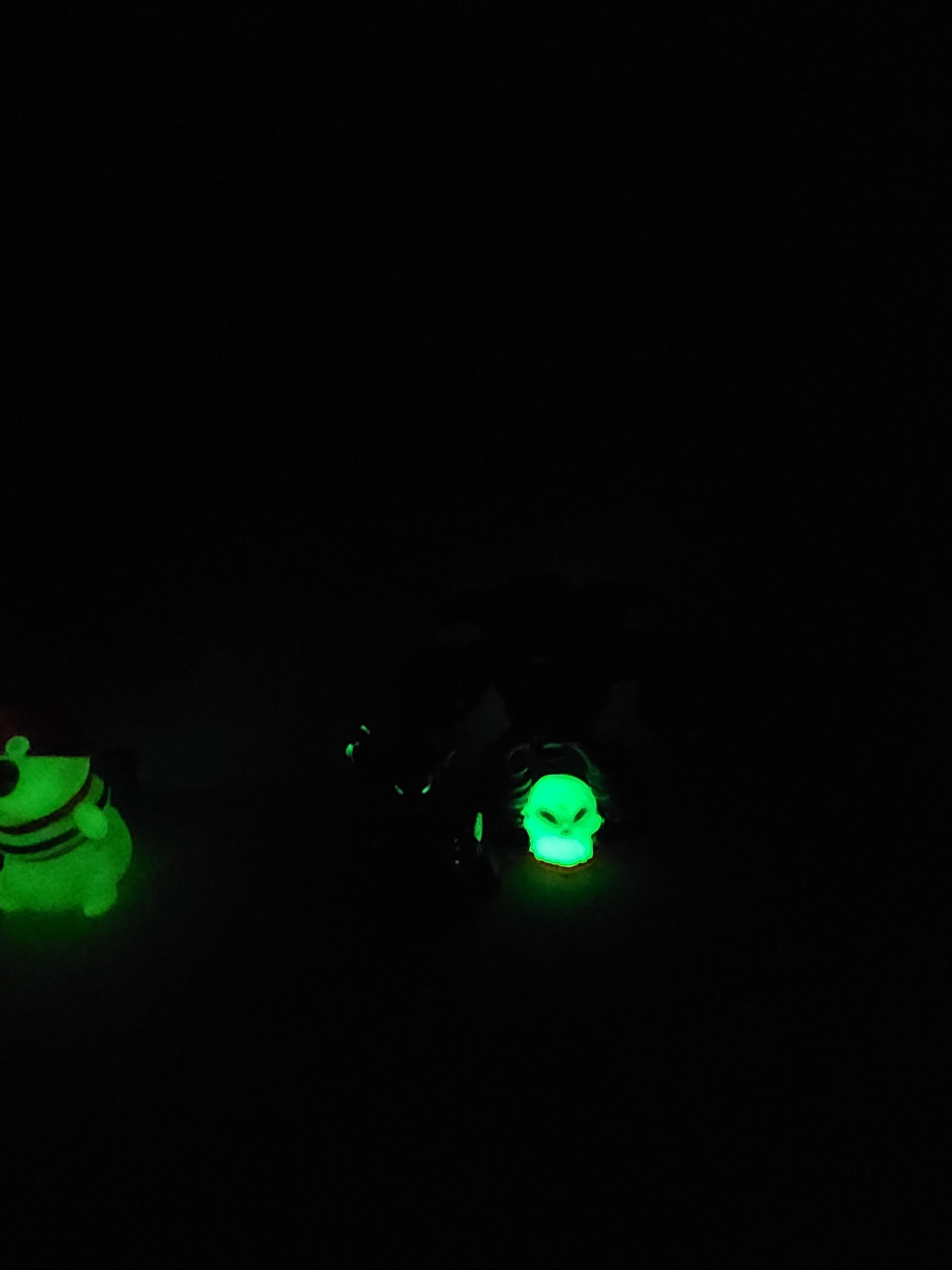 Glow In The Dark Toy Figures - Blacklight - Blacklight Display - Uranium - Toys - Glowworm - Marvel Toys - Blacklight Toys - Vintage Toys