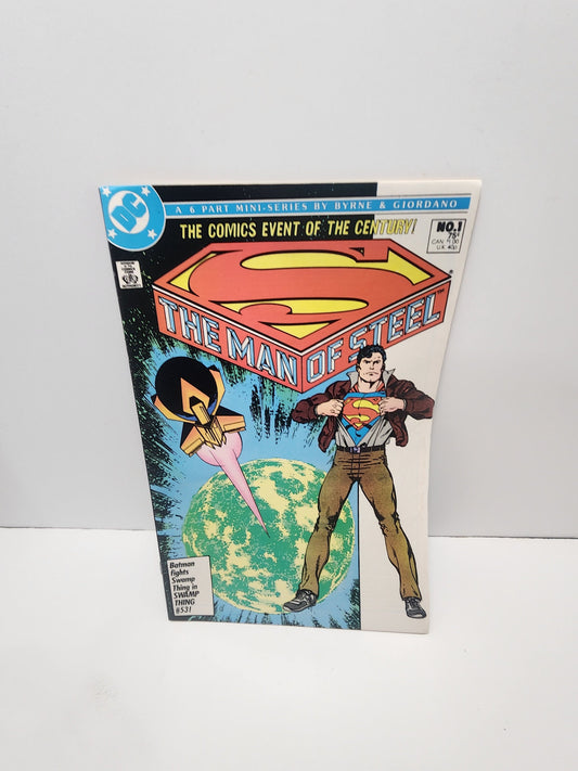 Superman 1986 Comic Number 1 - Vintage Comics - DC Comics - Man Of Steel - Superman - Superman Comics