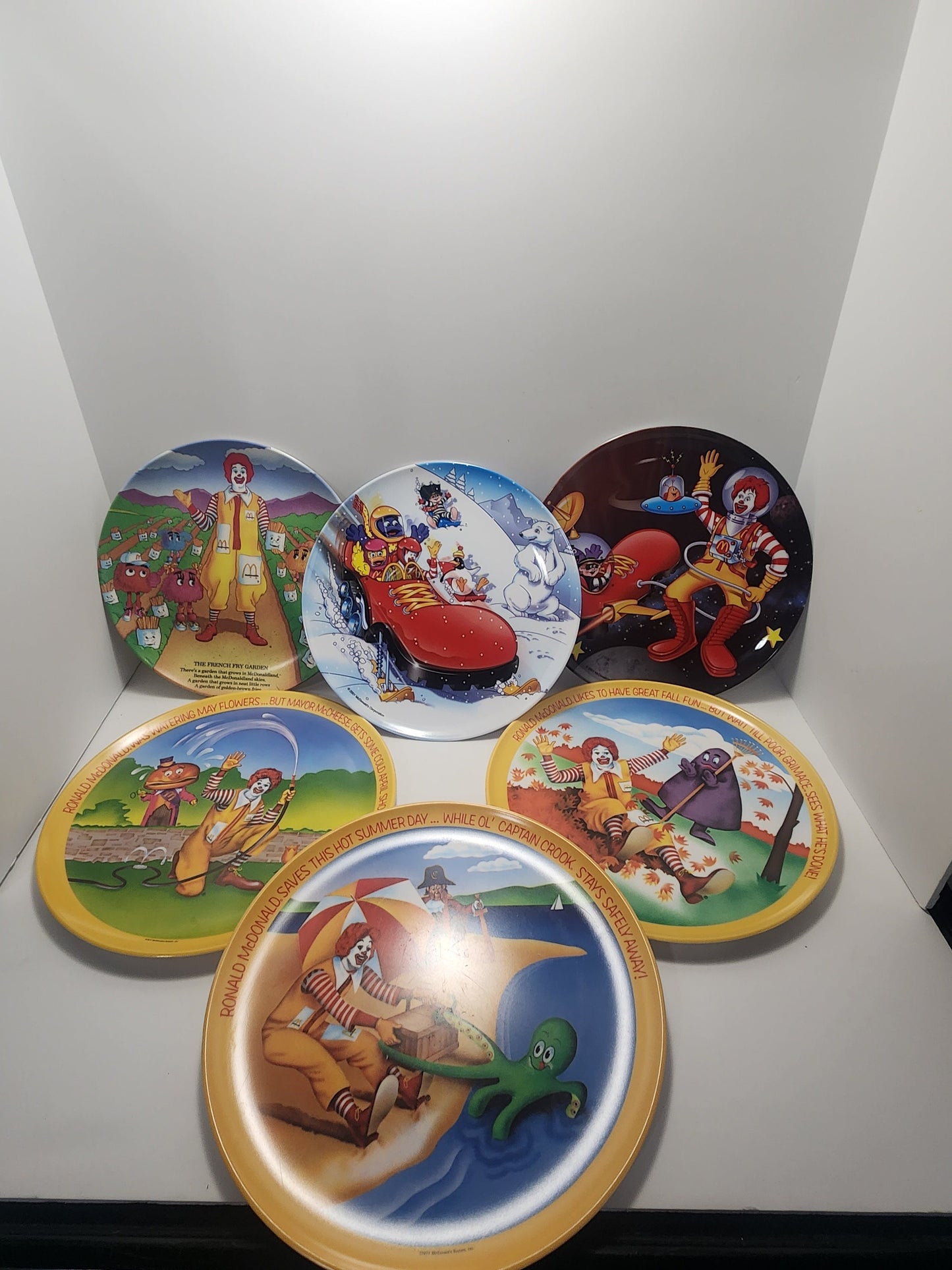 Ronald Mcdonald Collector Plates 1970s Through 2000s - Ronald Mcdonald - Mcdonald Plates - Collectable Plates - Mcdonalds