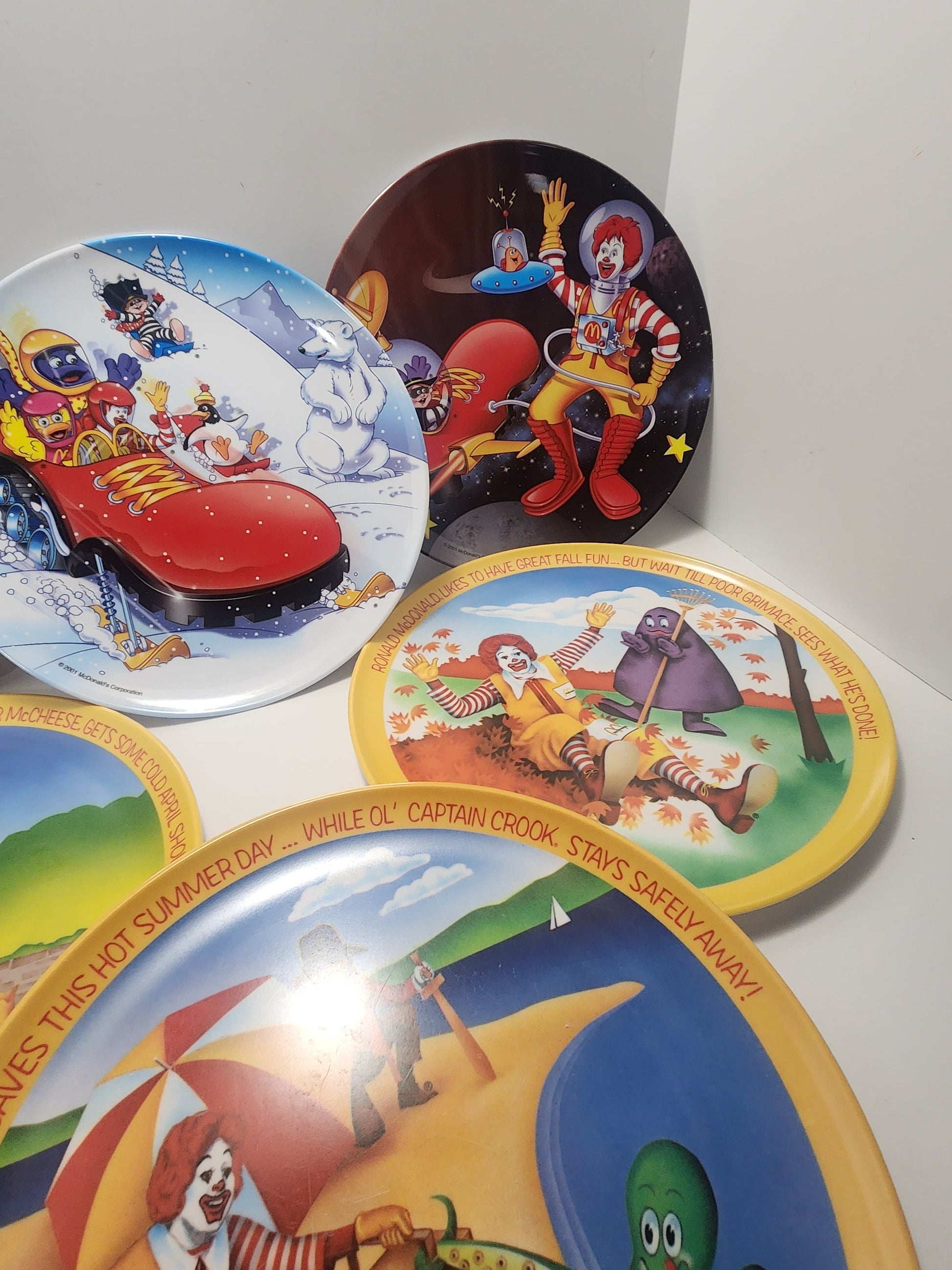 Ronald Mcdonald Collector Plates 1970s Through 2000s - Ronald Mcdonald - Mcdonald Plates - Collectable Plates - Mcdonalds