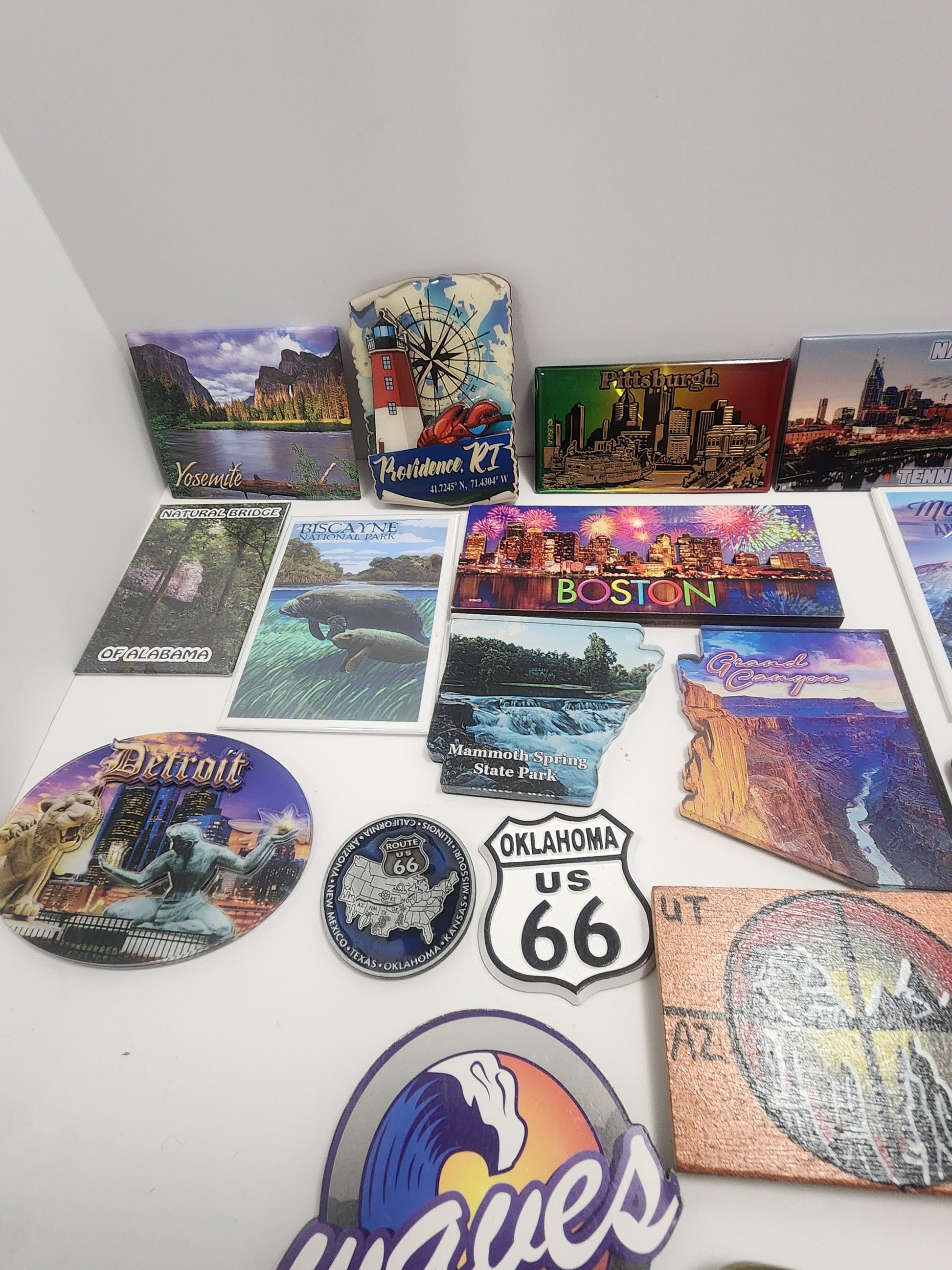 Refrigerator State Magnets Huge Lot of 30 Plus - State Magnetd - Refrigerator Magnets - Magnets - Collectablr Magnets - Traveling Decor