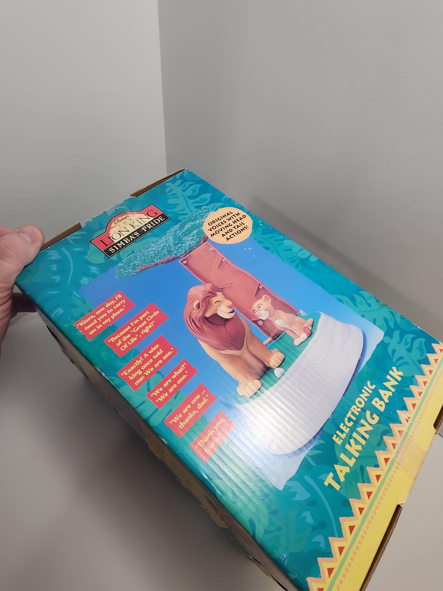 The Lion King Vintage 1990s Talking Coin Bank - Banks - Coin Bank - Disney - The Lion King - Vintage Lion King - Rare Disney