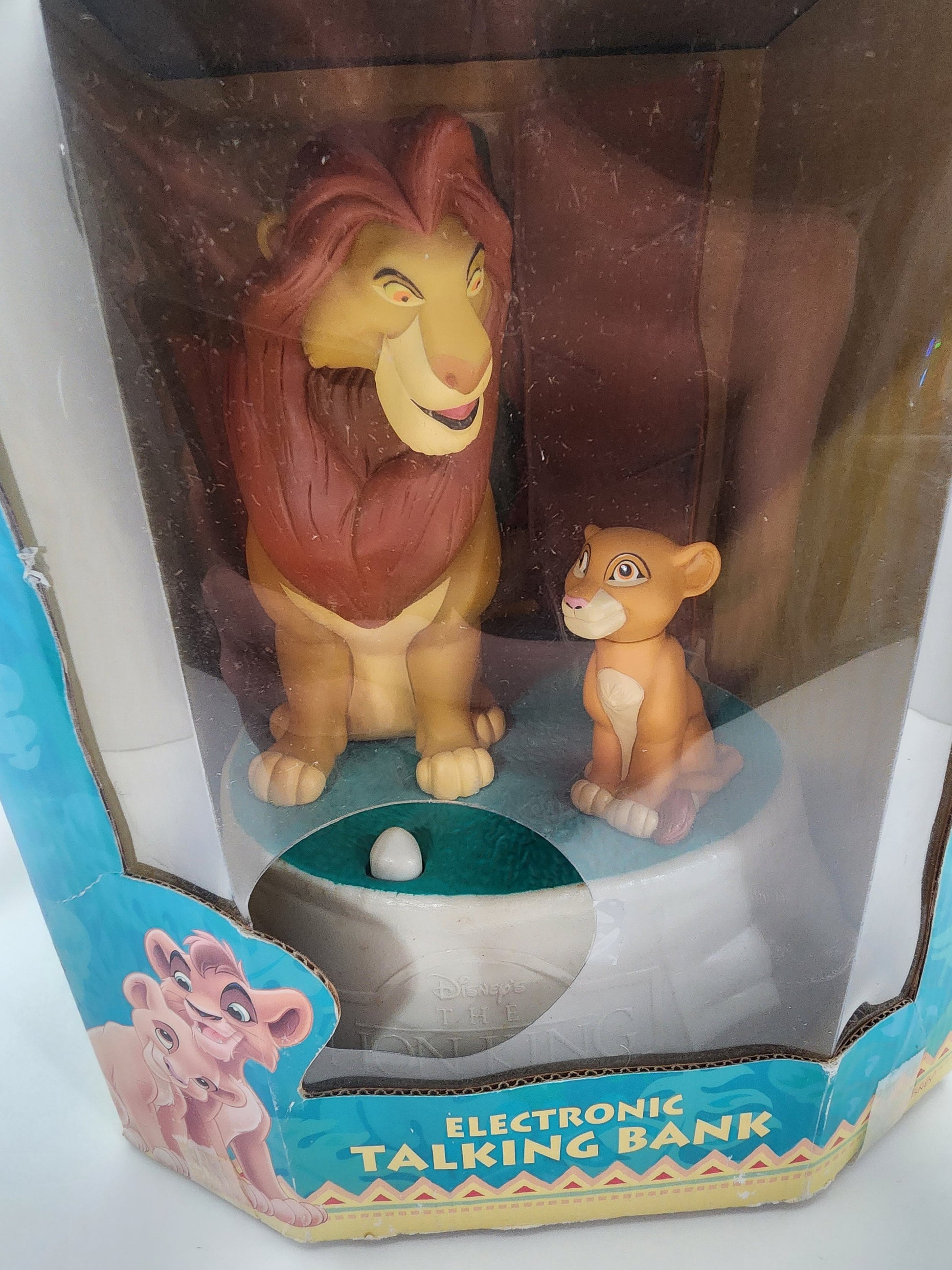 The Lion King Vintage 1990s Talking Coin Bank - Banks - Coin Bank - Disney - The Lion King - Vintage Lion King - Rare Disney