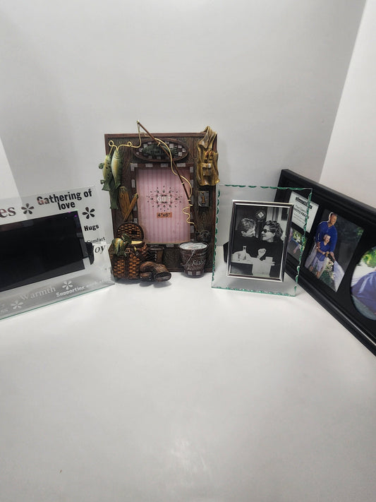 Family Picture Frames - Frames - Family - Decor - Picture Decor - Fishing - Fisherman's Gift - Fishing Decor
