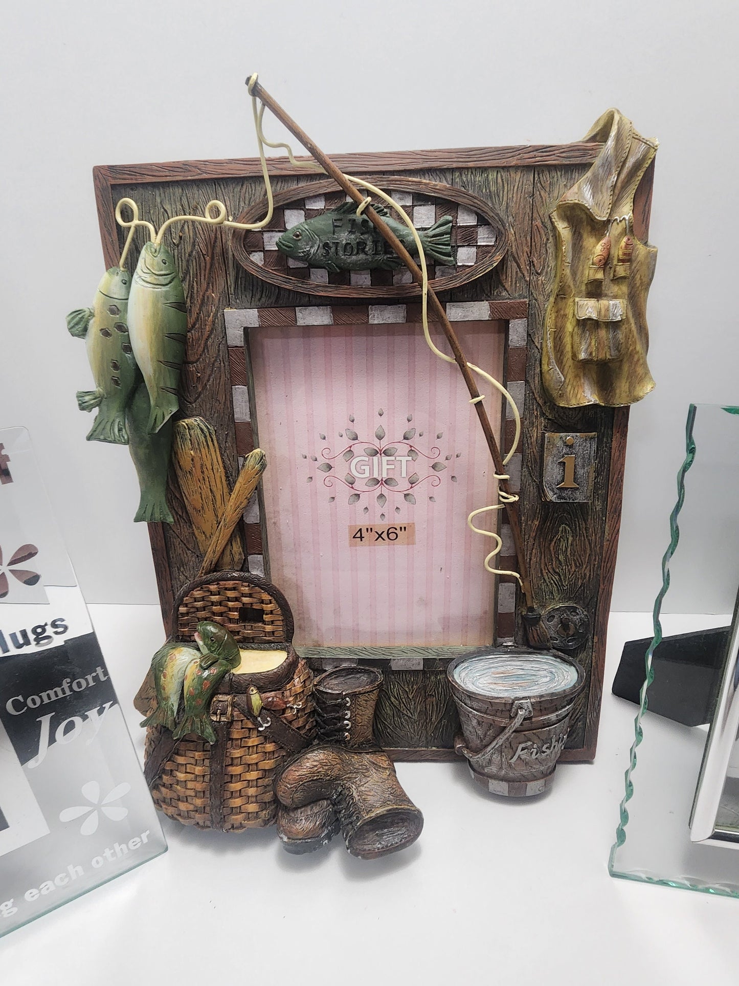 Family Picture Frames - Frames - Family - Decor - Picture Decor - Fishing - Fisherman's Gift - Fishing Decor