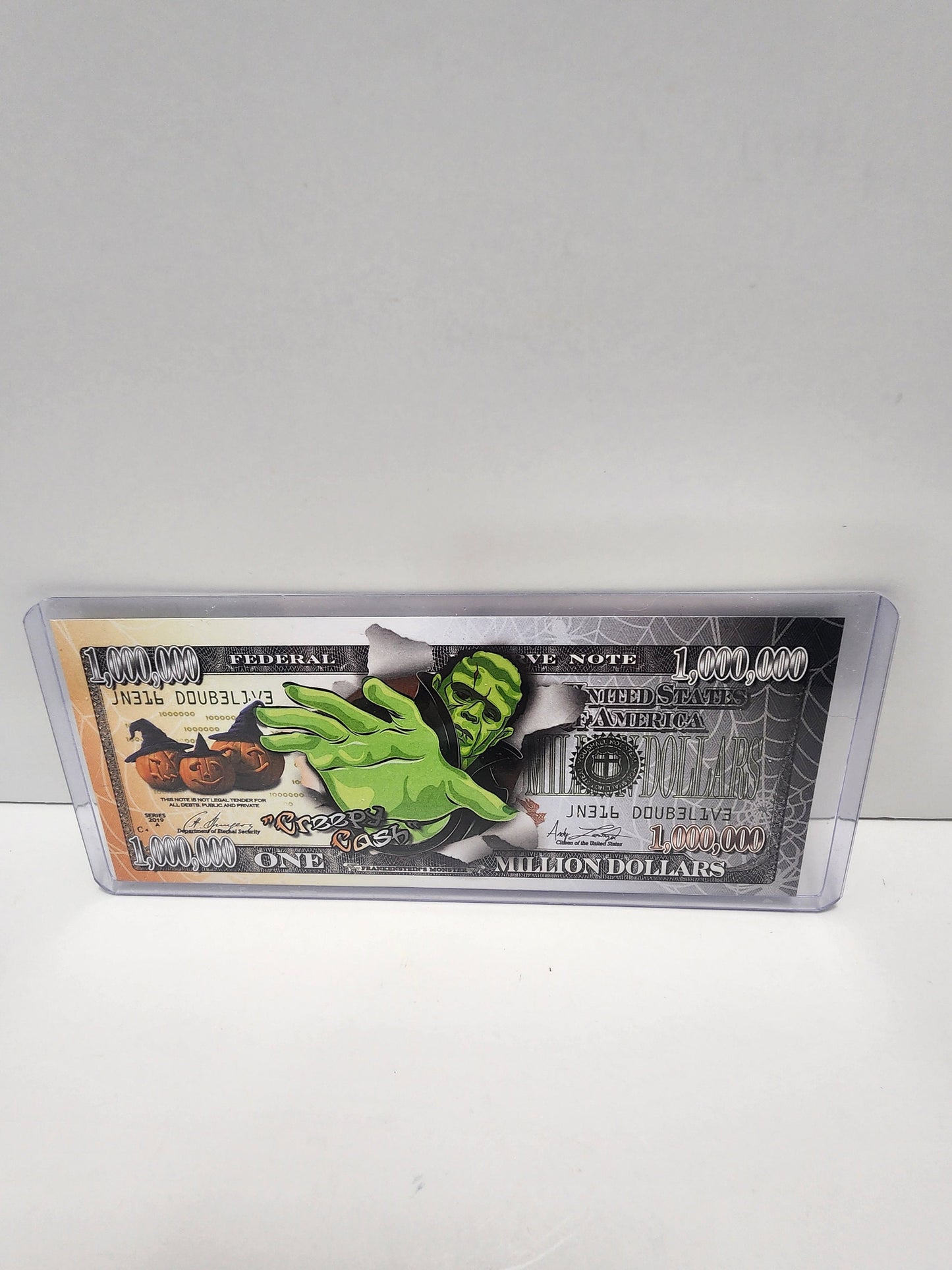 Frakenstein Limited Edition One Million Dollar Bill - Frakenstein - Halloween - Monsters - Dollar Bills - Million Dollar Bill