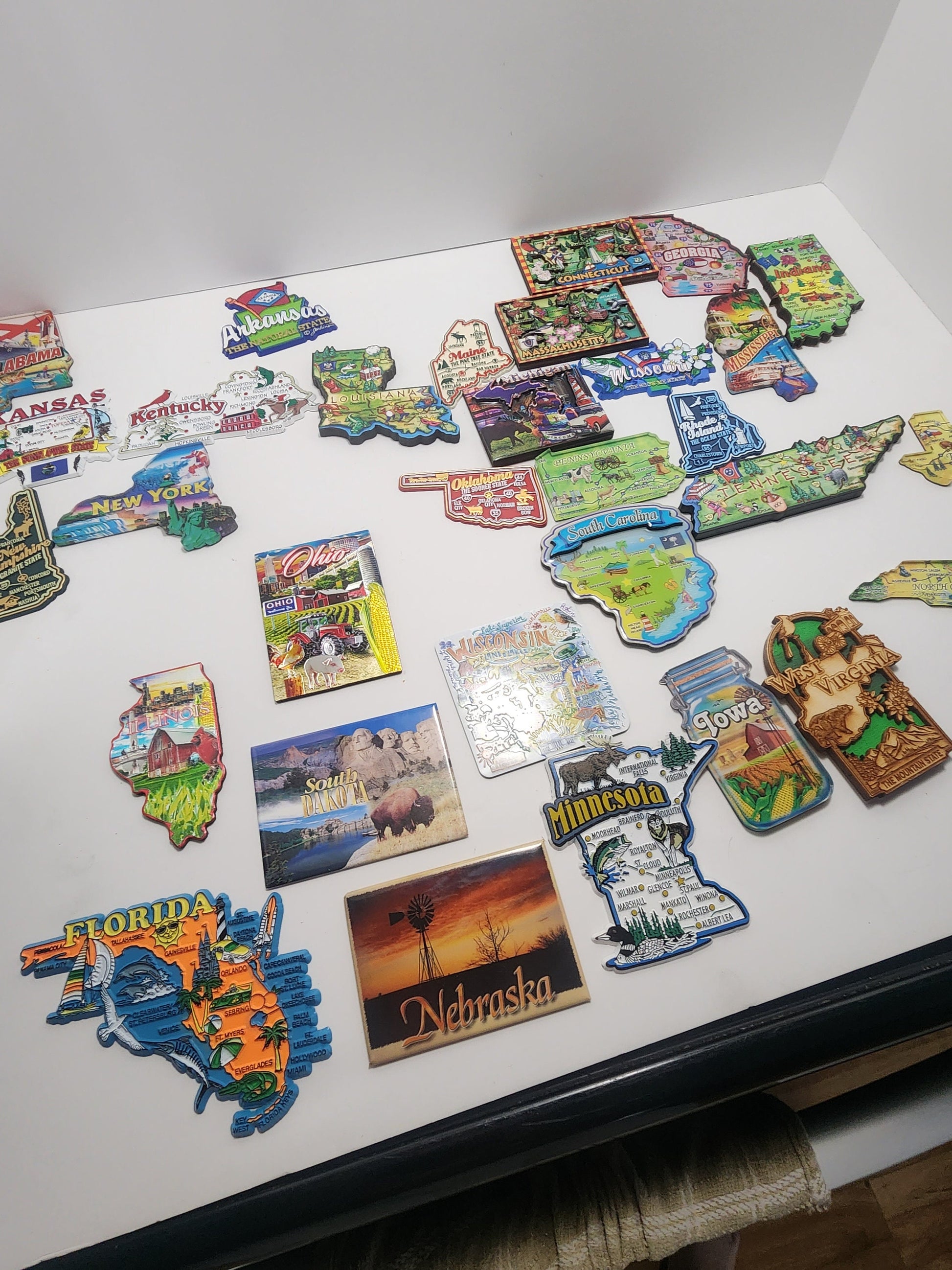 United States Of America Magnets - Magnets - United States - States Magnets - Traveling Decor