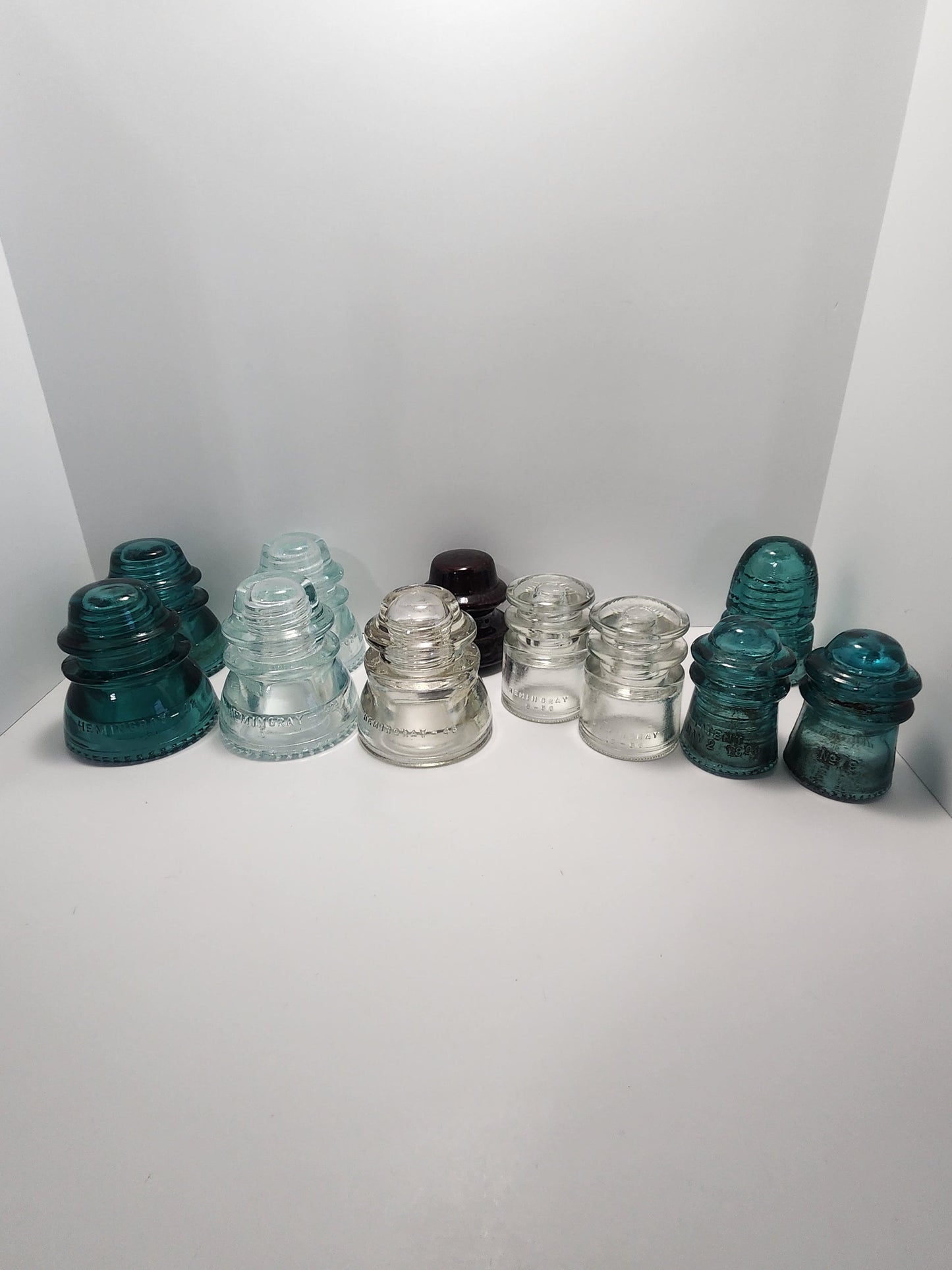 Hemingray 16 Glass Insulators - Insulators - Glass Insulators - Vintage Glass - Electrical Insulators