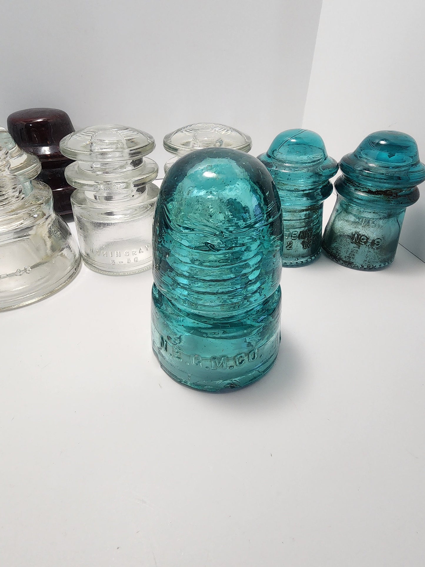 Hemingray 16 Glass Insulators - Insulators - Glass Insulators - Vintage Glass - Electrical Insulators